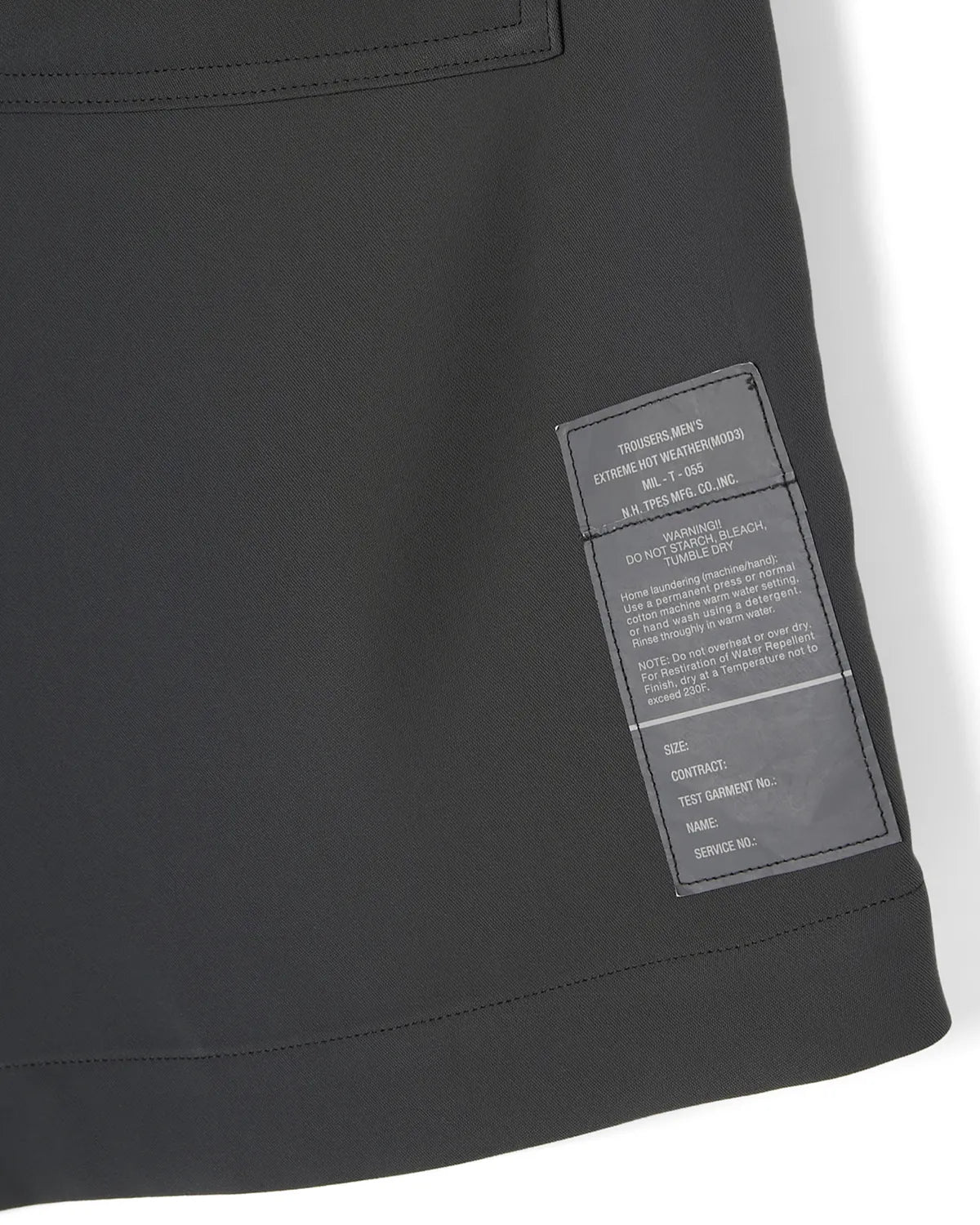 N.HOOLYWOOD TEST PRODUCT EXCHANGE SERVICE  / TUCK HALF PANTS (9251-CP50-006)