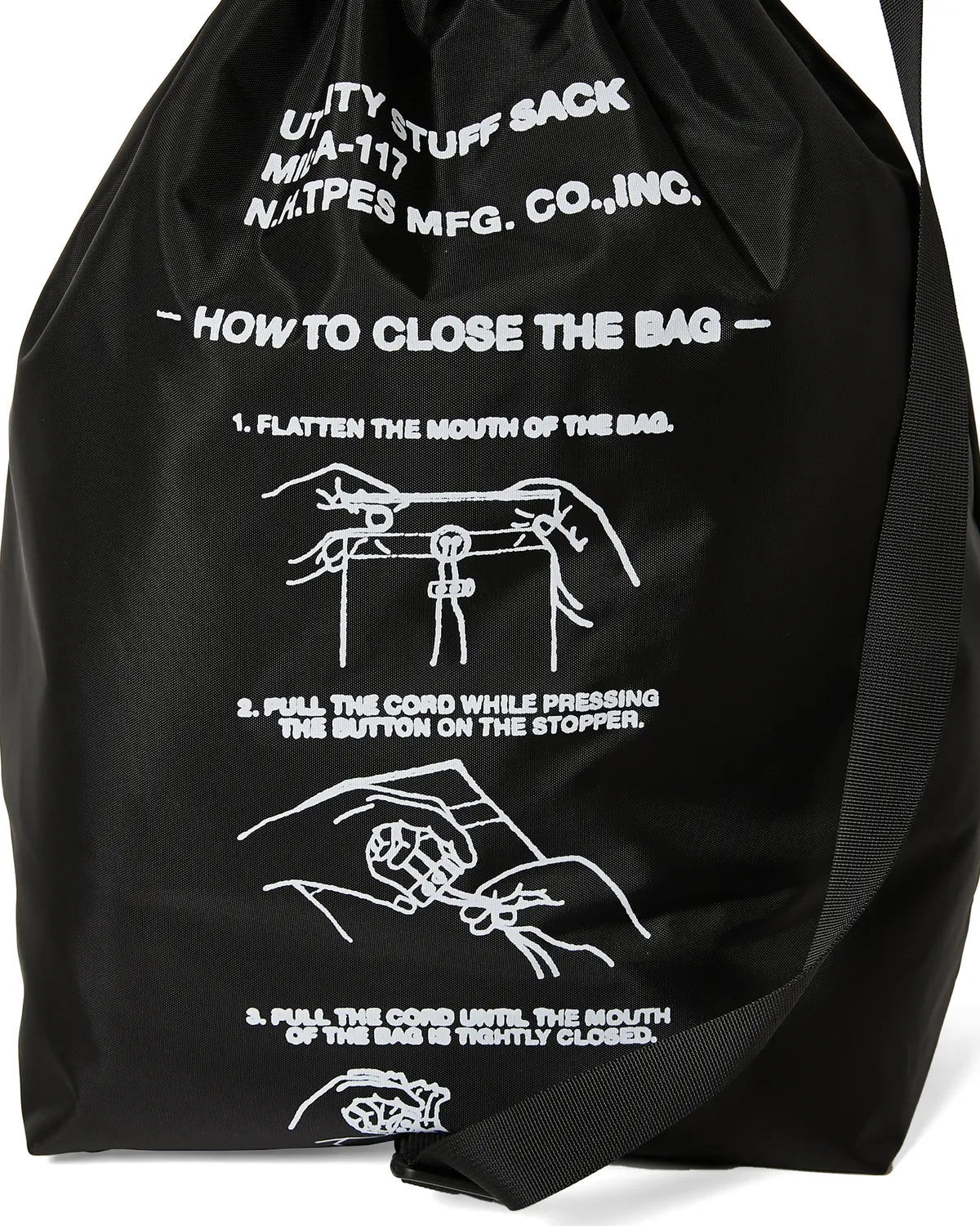 N.HOOLYWOOD TEST PRODUCT EXCHANGE SERVICE × OUTDOOR PRODUCTS / DRAWSTRING BAG -LARGE- (9261-AC02)