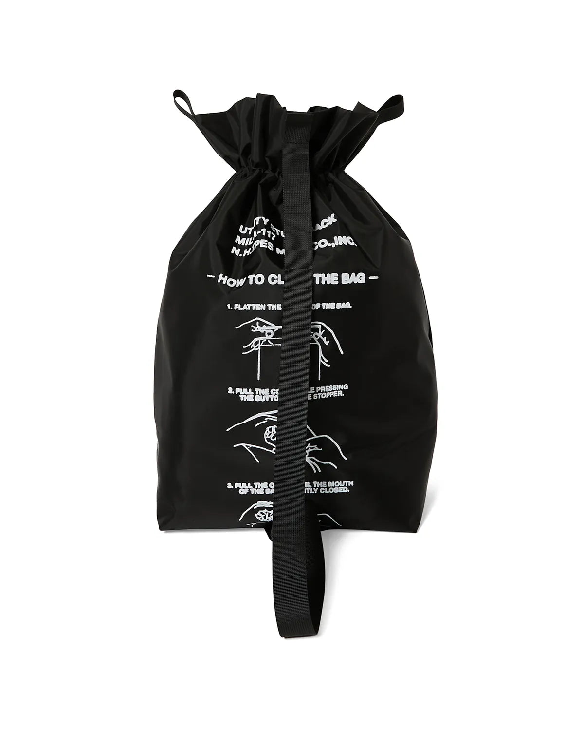 N.HOOLYWOOD TEST PRODUCT EXCHANGE SERVICE × OUTDOOR PRODUCTS / DRAWSTRING BAG -LARGE- (9261-AC02)