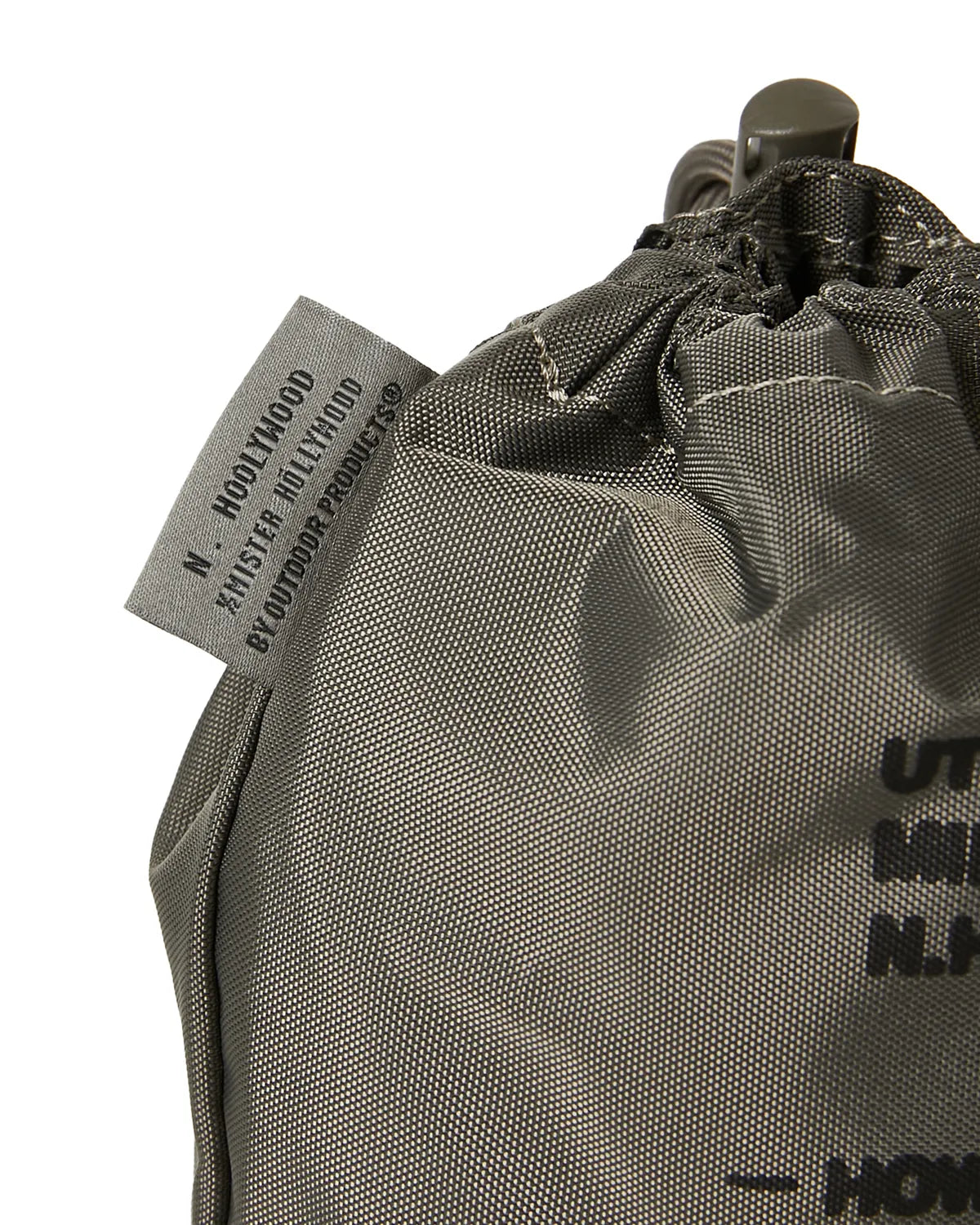 N.HOOLYWOOD TEST PRODUCT EXCHANGE SERVICE × OUTDOOR PRODUCTS / DRAWSTRING BAG -SMALL- (9261-AC03)