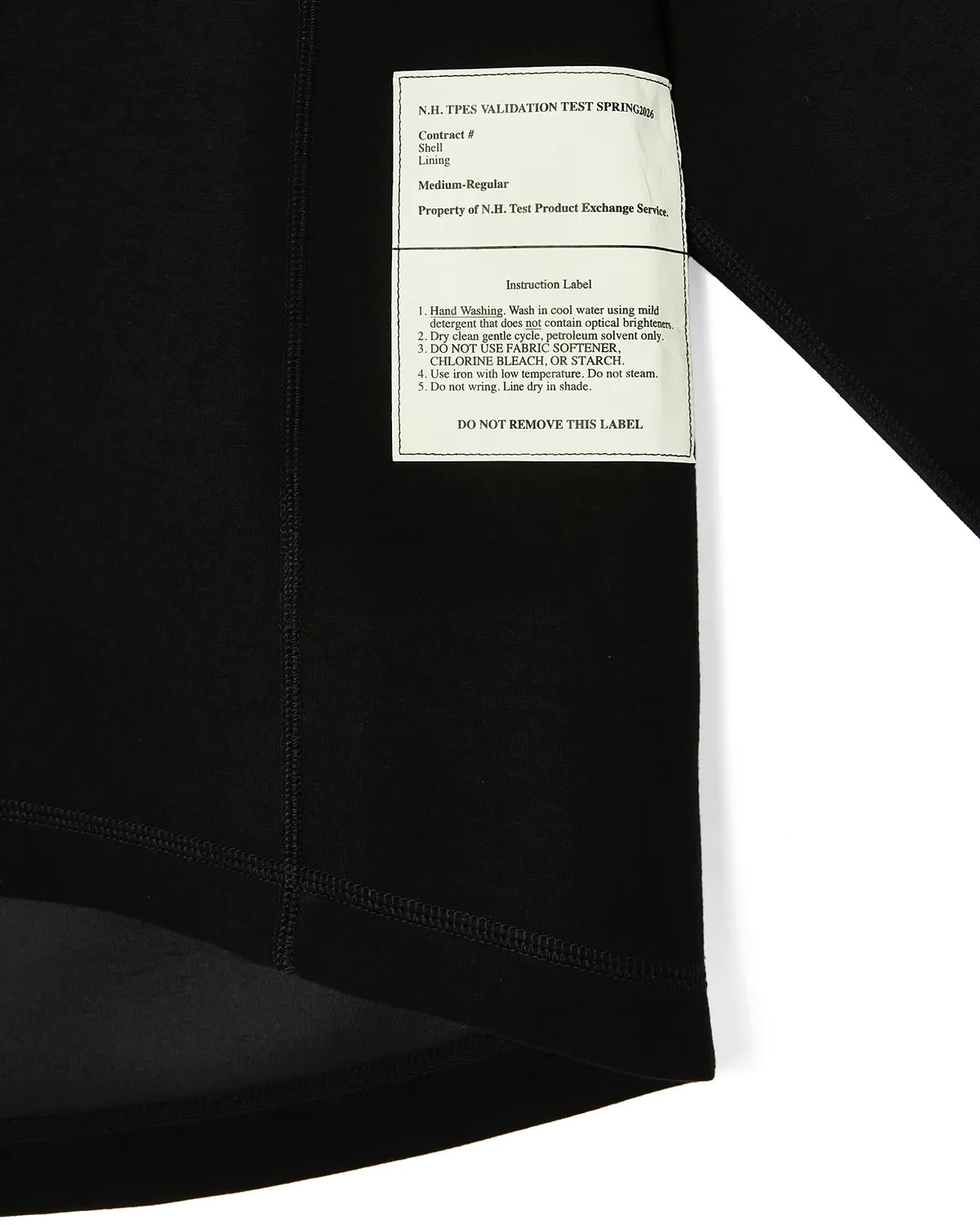 N.HOOLYWOOD TEST PRODUCT EXCHANGE SERVICE / PANELLED LONG SLEEVE T-SHIRT (9261-CS02-006)