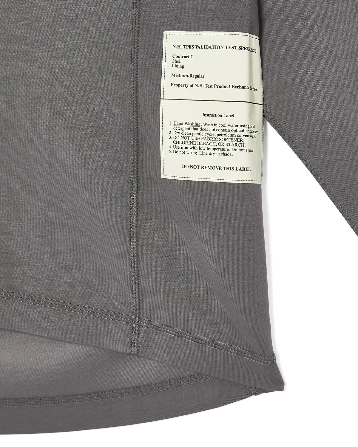 N.HOOLYWOOD TEST PRODUCT EXCHANGE SERVICE / PANELLED LONG SLEEVE T-SHIRT (9261-CS02-006)