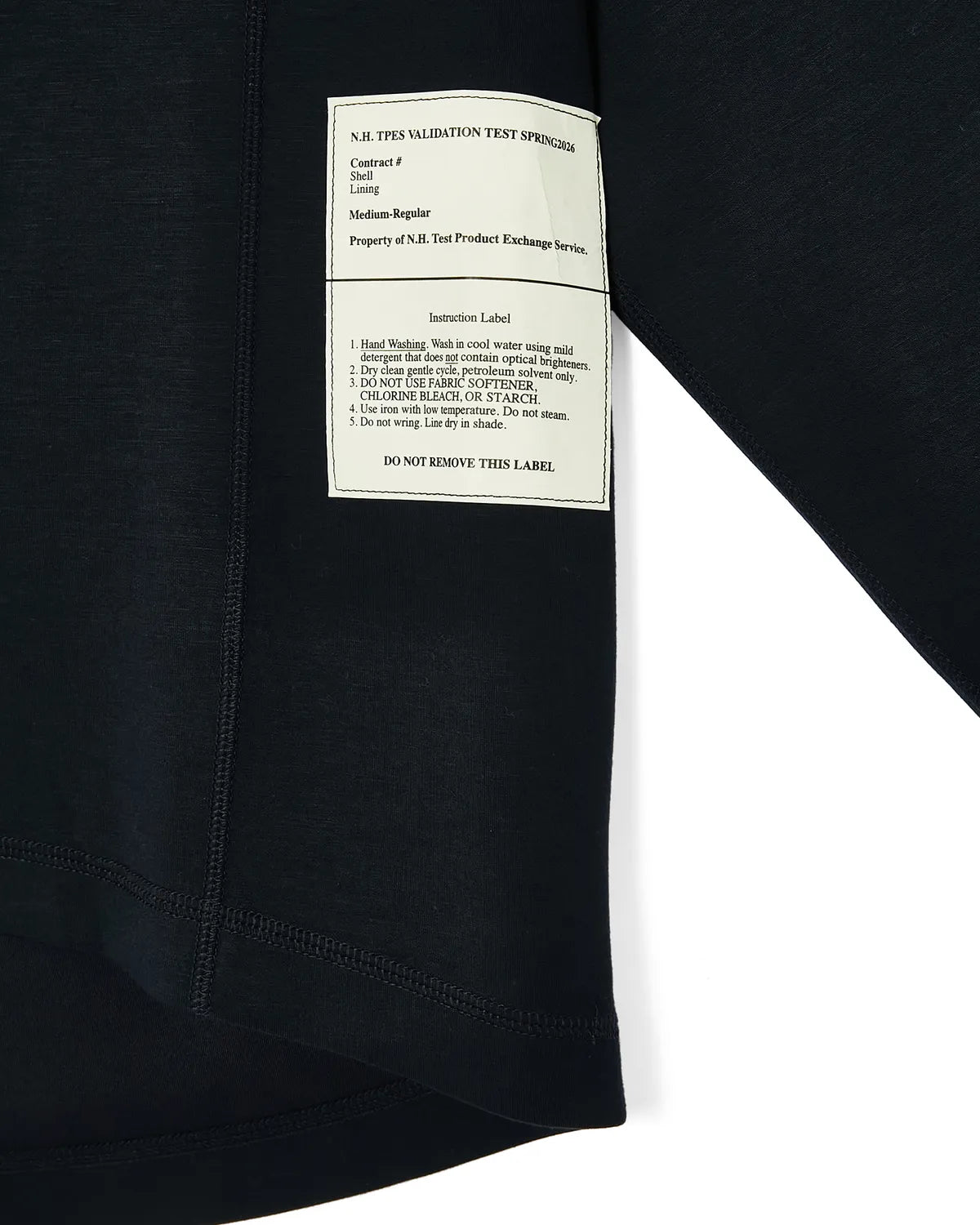 N.HOOLYWOOD TEST PRODUCT EXCHANGE SERVICE / PANELLED LONG SLEEVE T-SHIRT (9261-CS02-006)