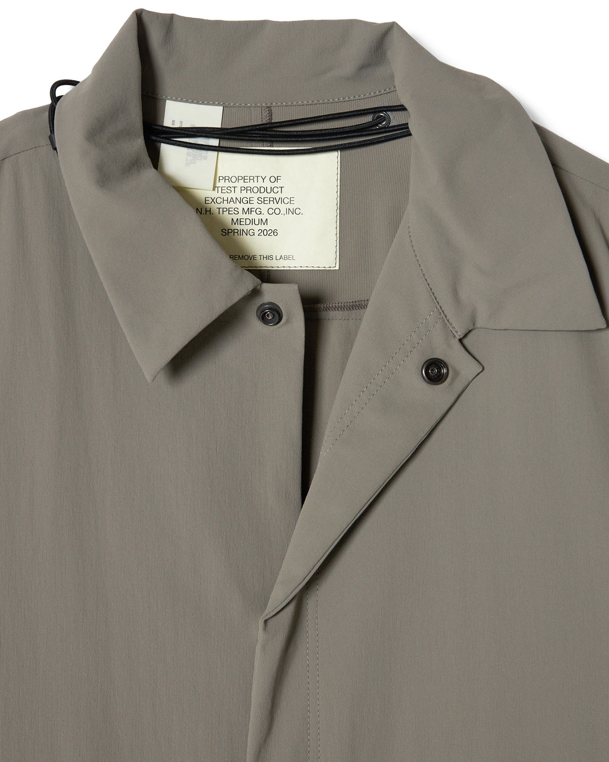 N.HOOLYWOOD TEST PRODUCT EXCHANGE SERVICE / DRAWSTRING SHIRT (9261-SH51-004)