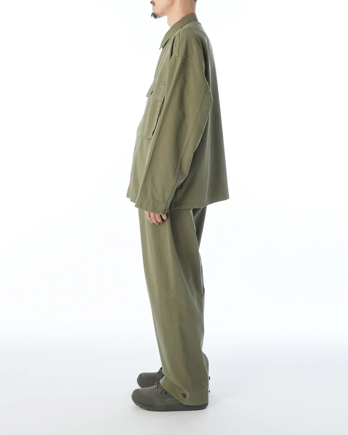 N.HOOLYWOOD TEST PRODUCT EXCHANGE SERVICE / HERRINGBONE TWILL JACKET (9262-BL06-008)