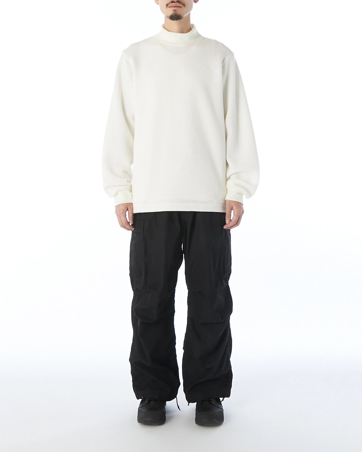 N.HOOLYWOOD TEST PRODUCT EXCHANGE SERVICE / MOCK NECK LONG SLEEVE T-SHIRT (9262-CS05-021)