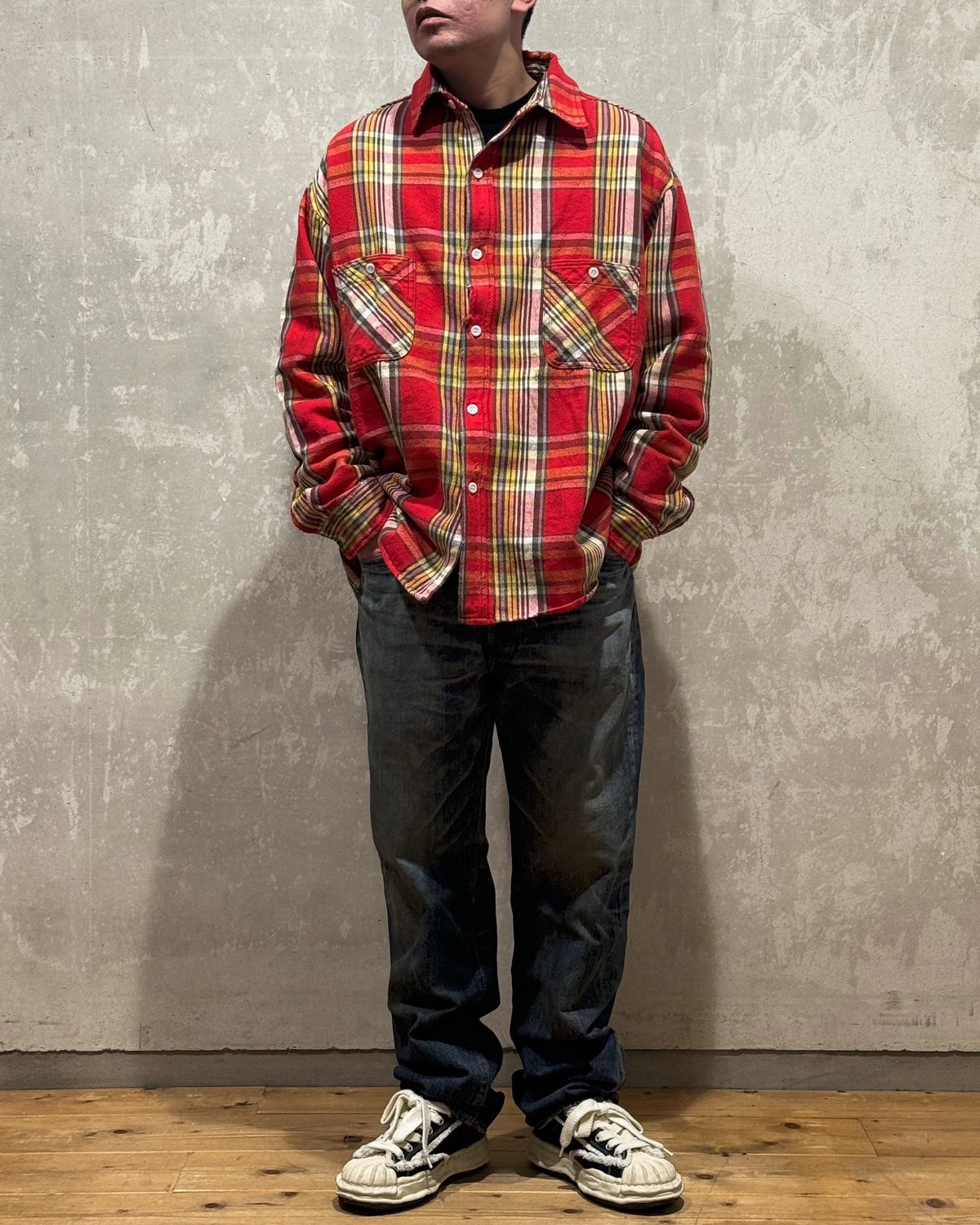 ©︎SAINT Mxxxxxx / FLANNEL SHIRT / CHECK (SM-HR1-0000-042)