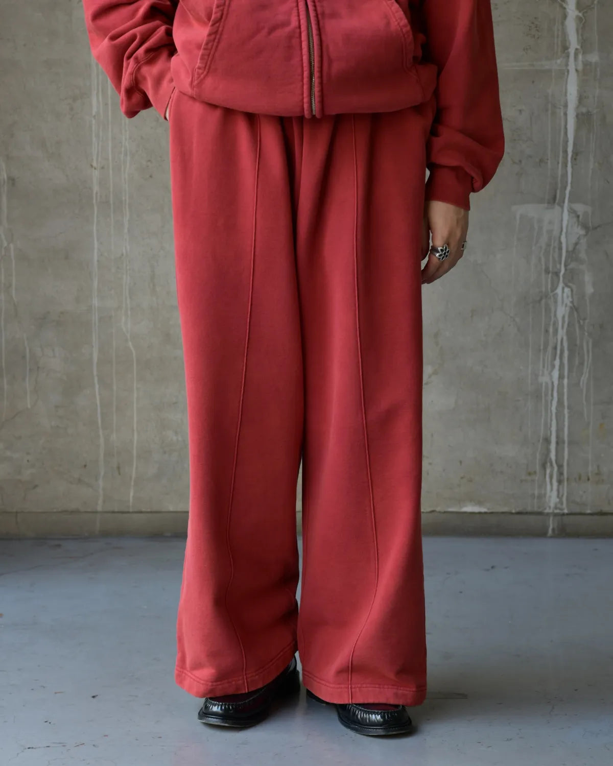 COOTIE PRODUCTIONS® / AD Processing Pin Tuck Wide Sweat Easy Pants (CTE-25A128)