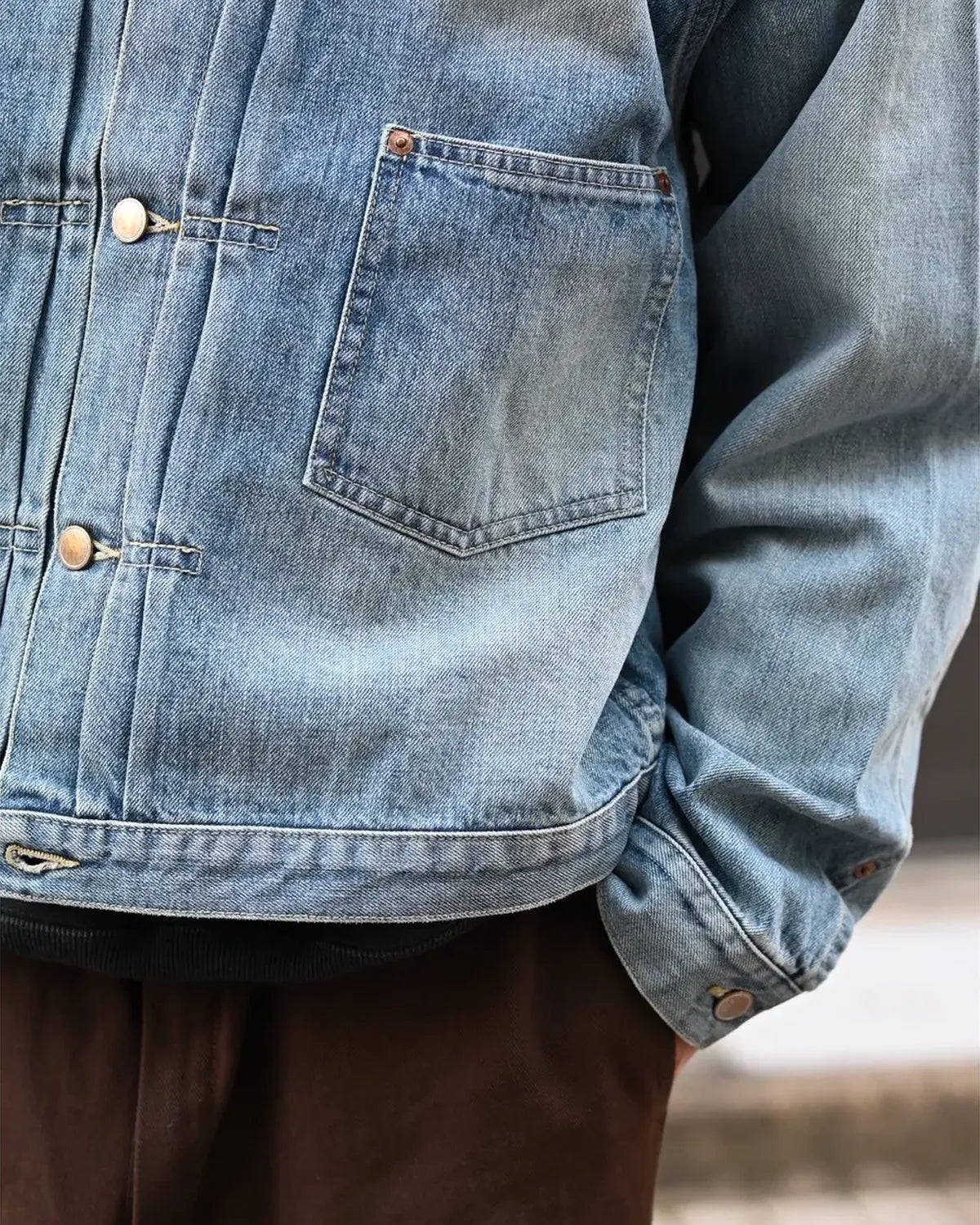 Unlikely / Unlikely Time Travel Trucker Jacket 1977 Wash (U25F-18-0010)