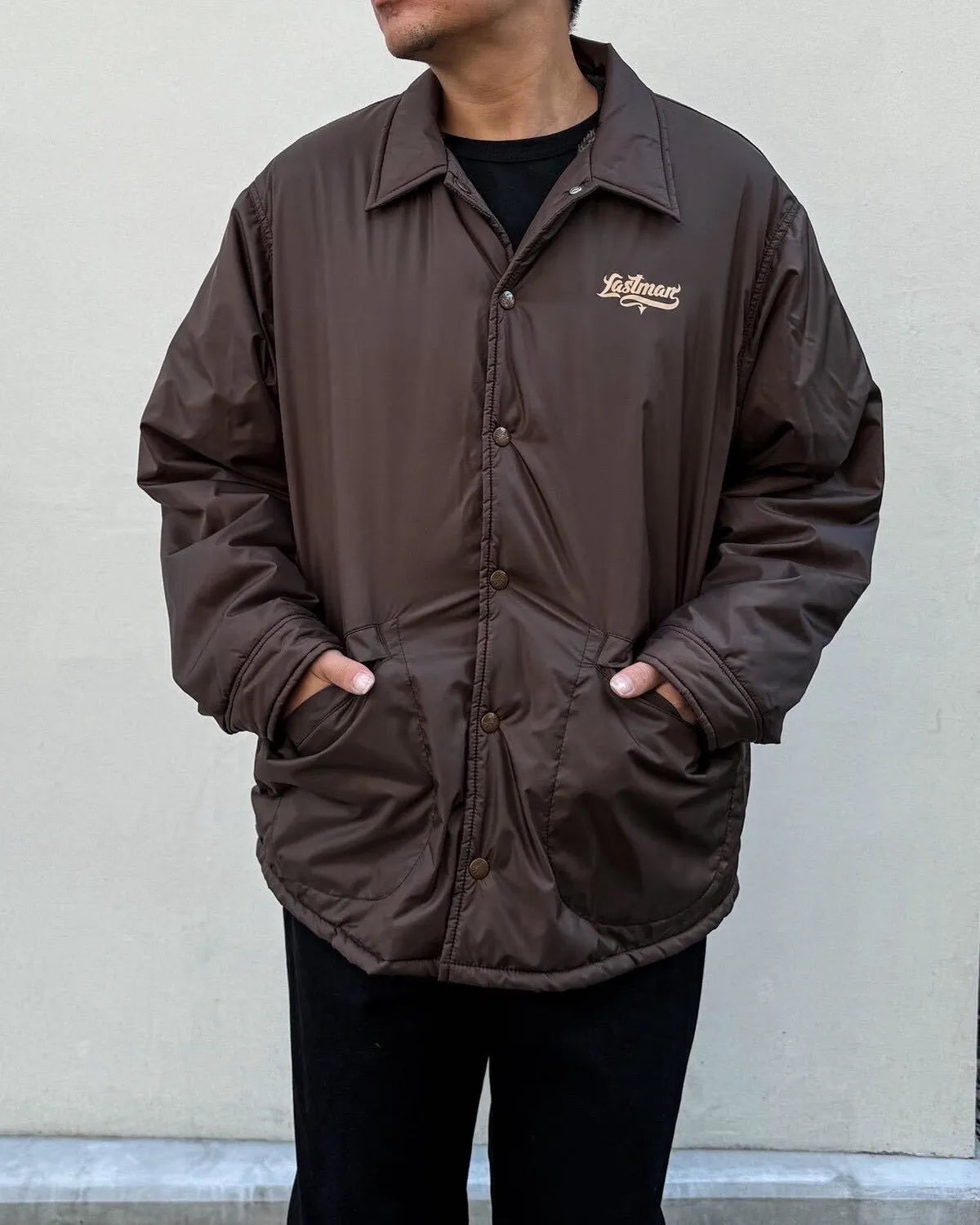 LASTMAN / Lining Fleece Coach Jacket (LM-A26-0000-003)