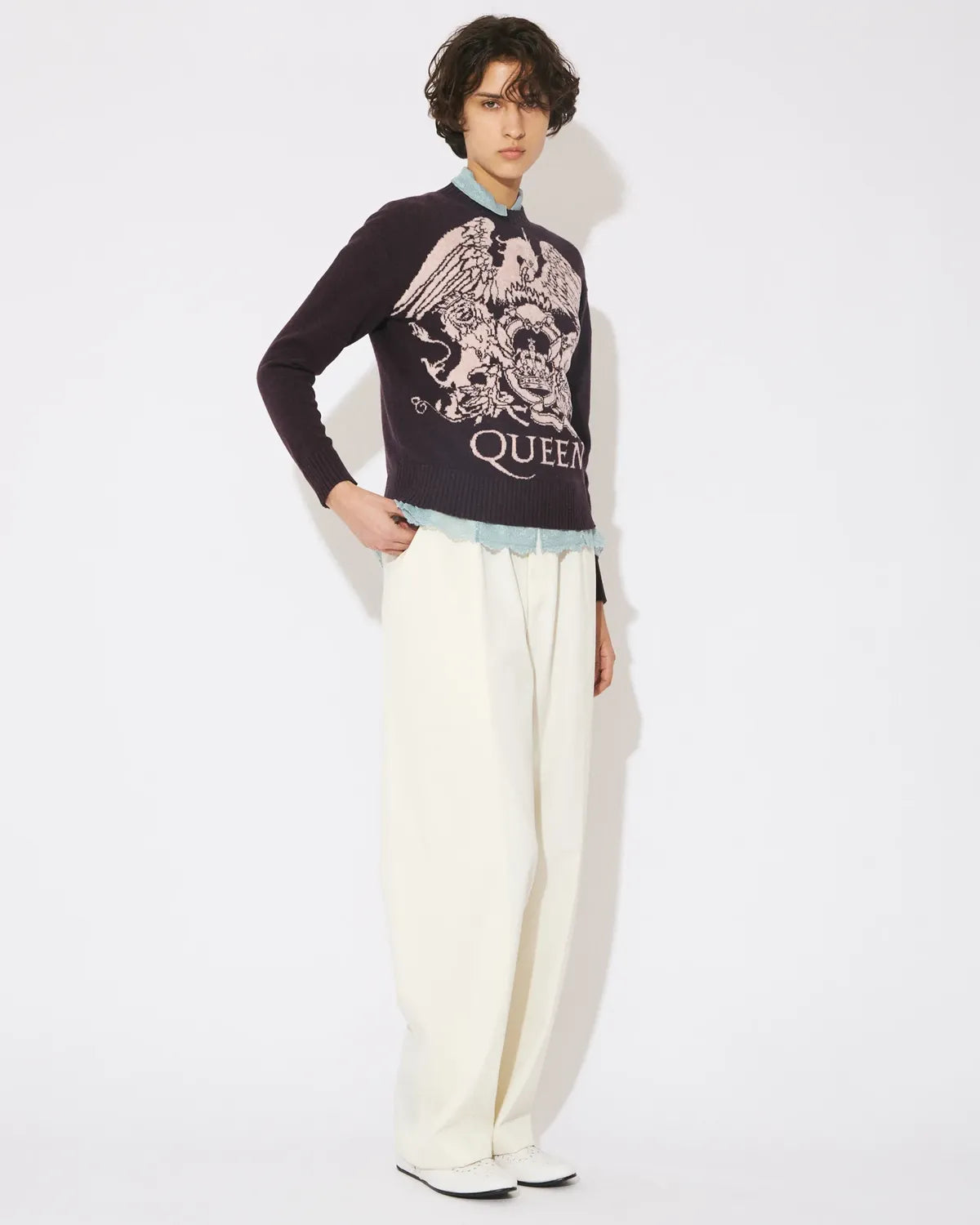 beautiful people / rock-knit QUEEN knit pullover -Women's- (1646210014)