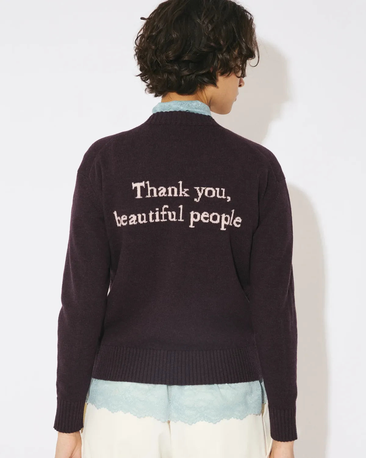 beautiful people / rock-knit QUEEN knit pullover -Women's- (1646210014)