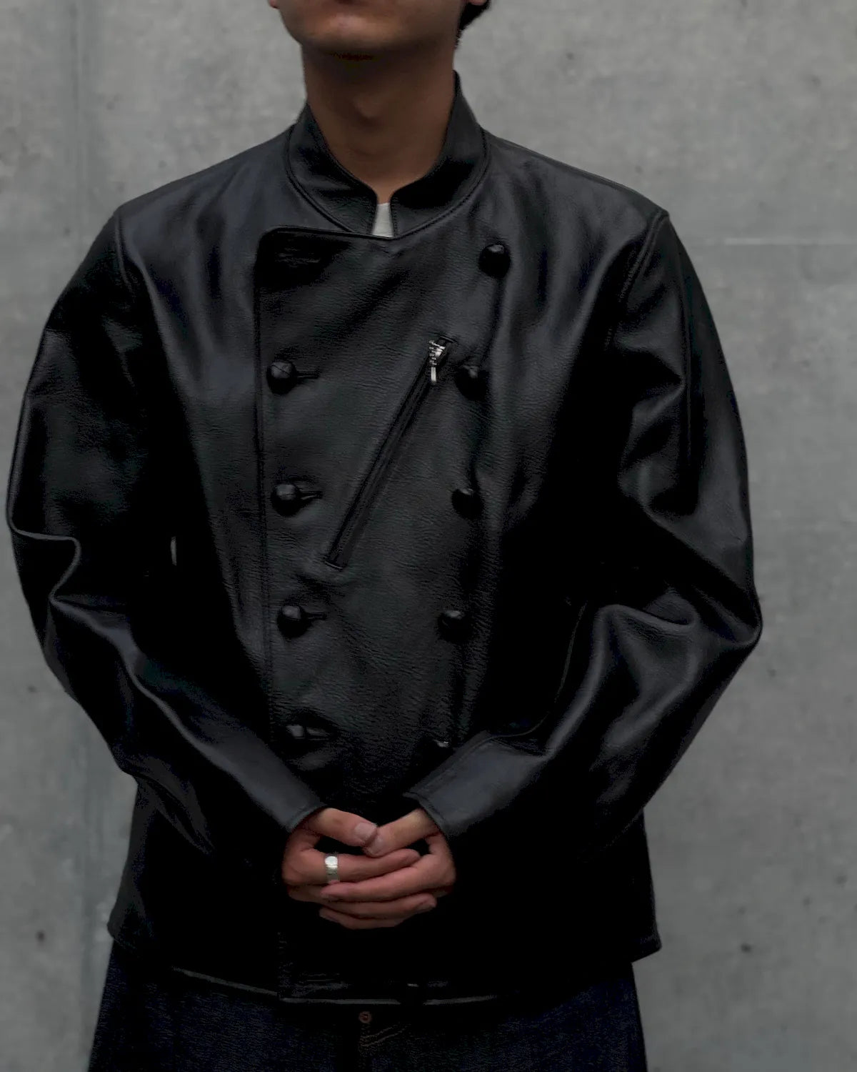 SUGARHILL / SHRINK LEATHER DOUBLE BLOUSON (26330704)
