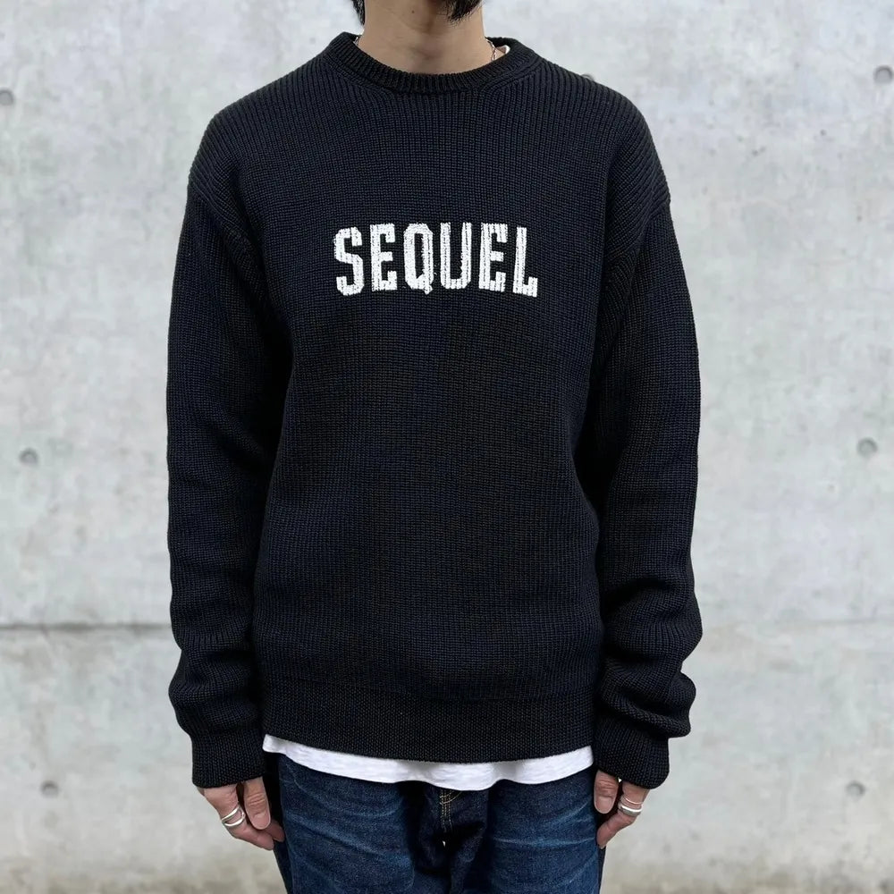 SEQUEL / LOW GAUGE CREW NECK KNIT (SQ-24AW-KN-03)