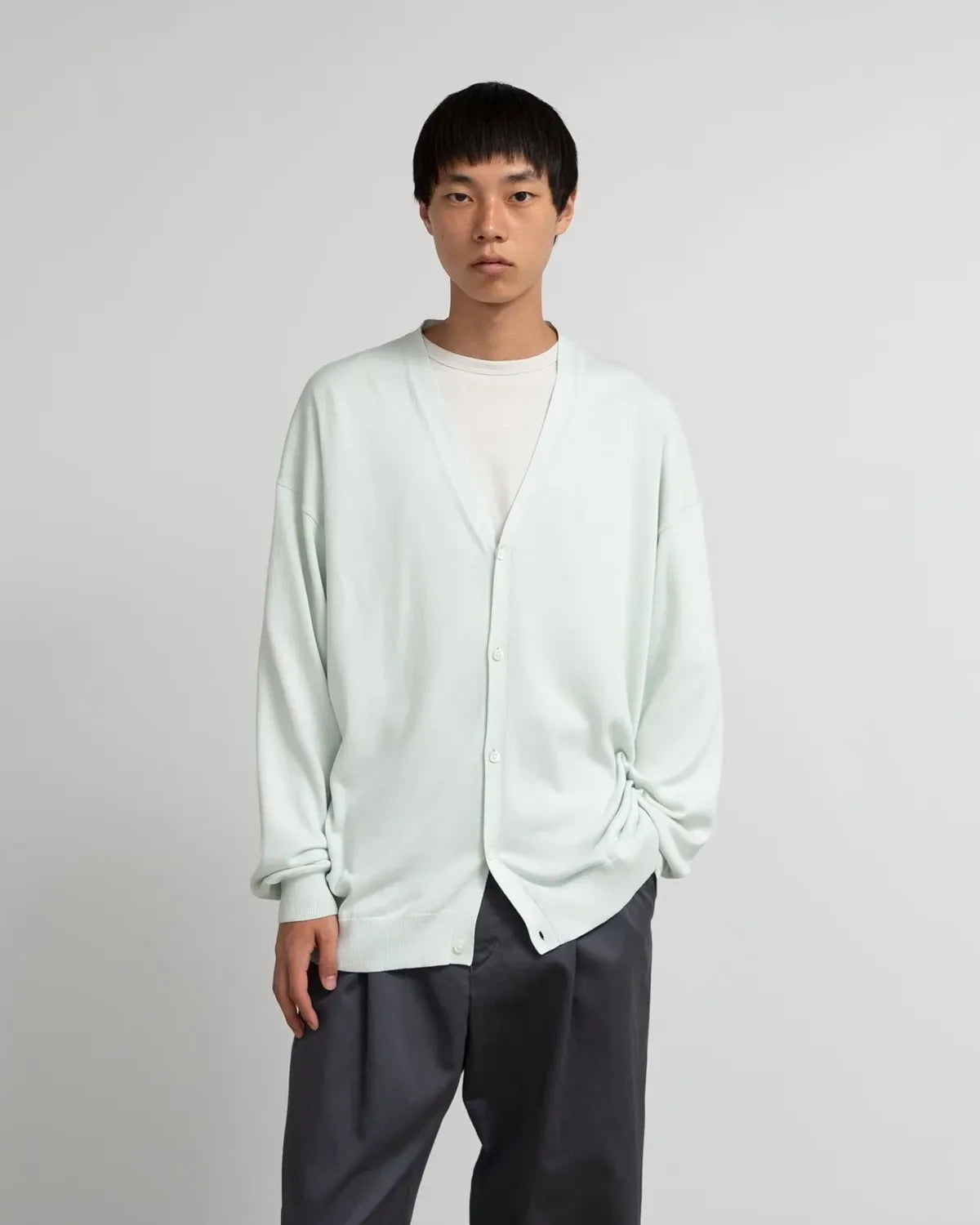 Graphpaper / Suvin High Gauge Knit Cardigan (GU251-80008C)