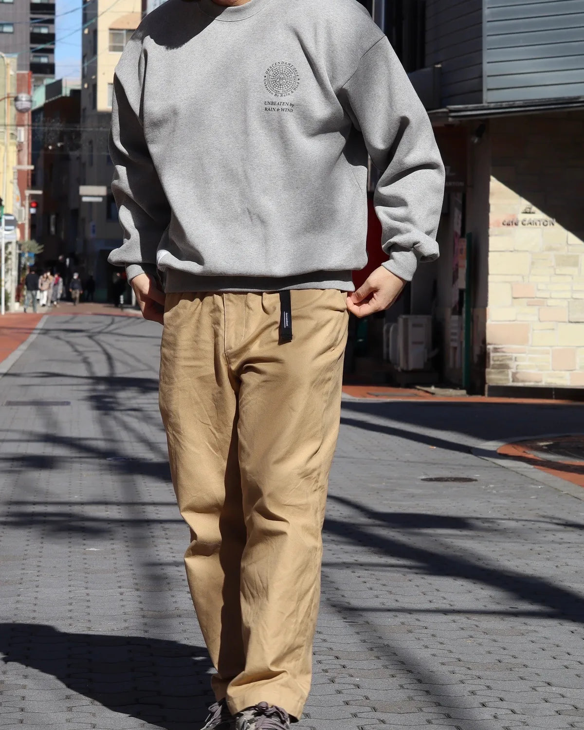 DESCENDANT / STERN CREW NECK (242ATDS-CNM02S)