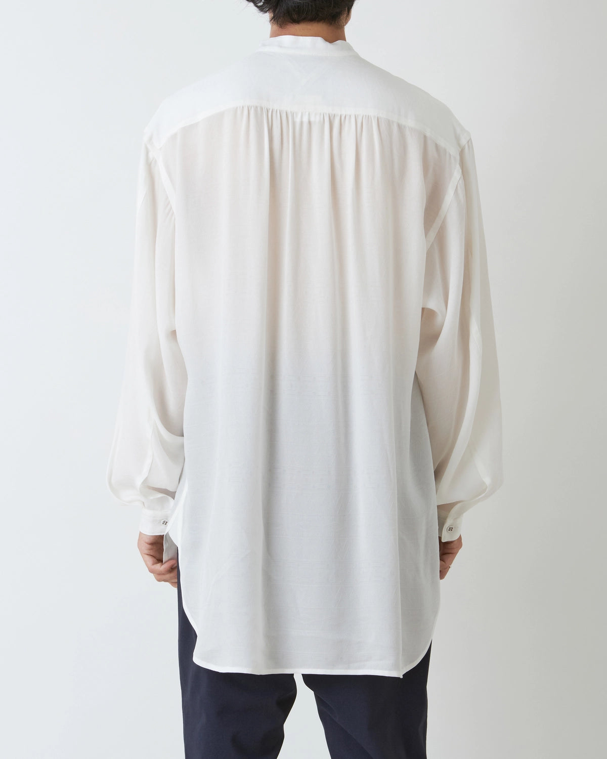 White Mountaineering  / JACQUARD WIDE GUSSET SLEEVE LONG SHIRT (WM2571102)