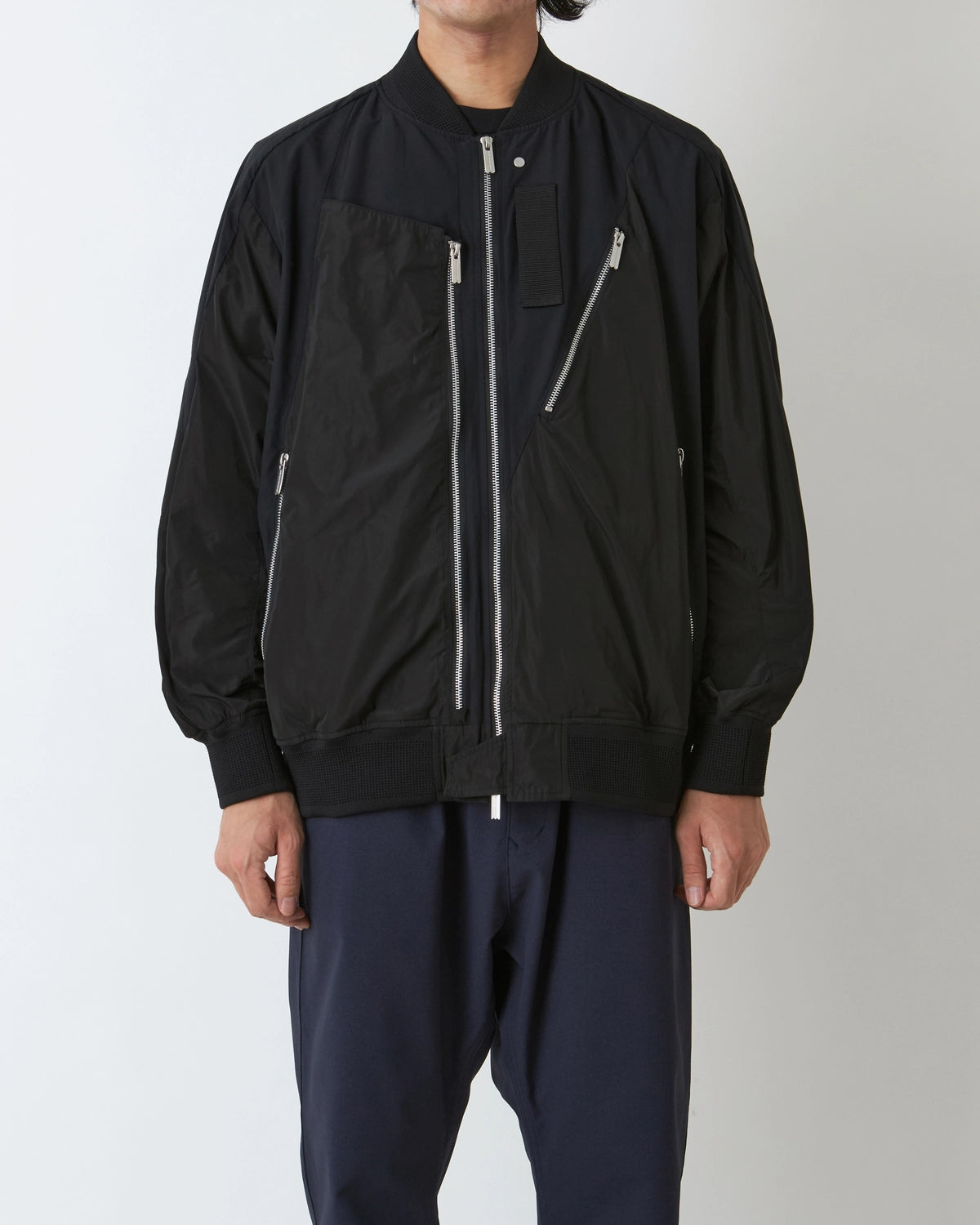 White Mountaineering  / ASYMMETRY FLIGHT JACKET (WM2571201)