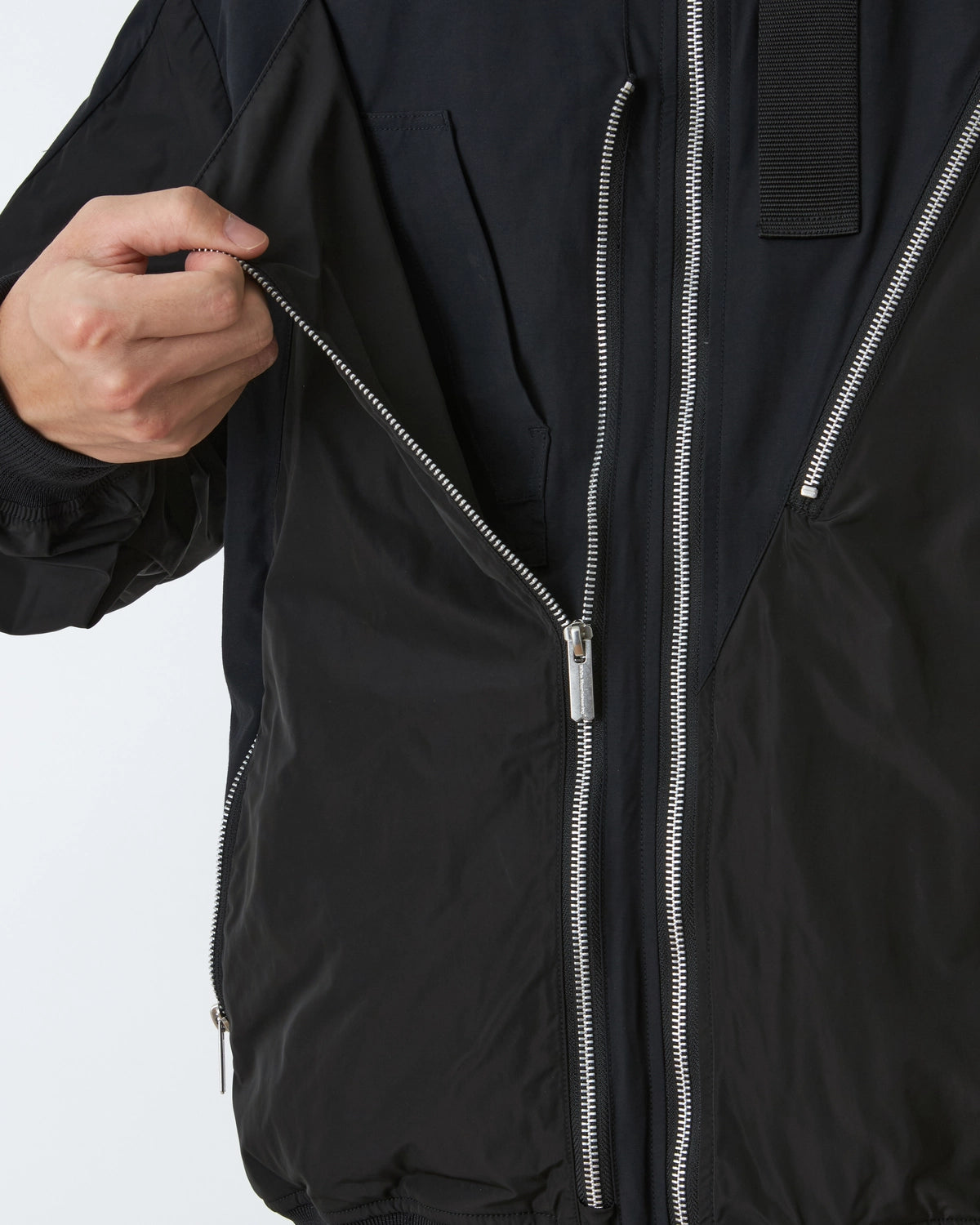 White Mountaineering  / ASYMMETRY FLIGHT JACKET (WM2571201)