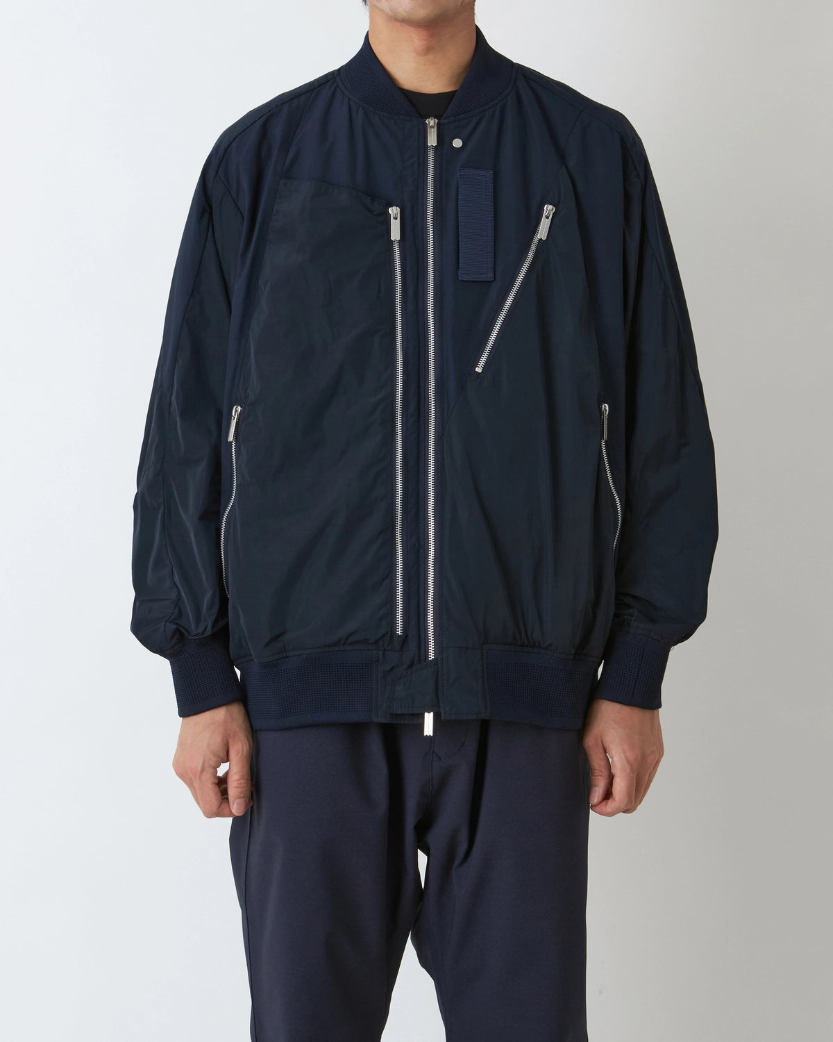 White Mountaineering  / ASYMMETRY FLIGHT JACKET (WM2571201)