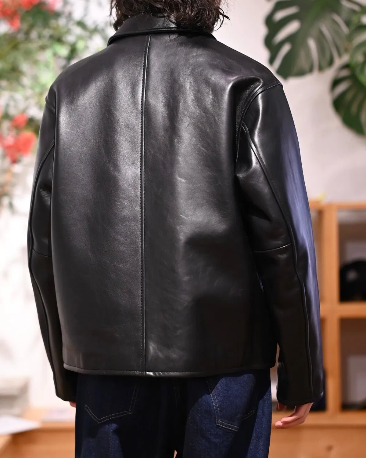 A.PRESSE / Leather Sports Jacket (26SAP-01-01)