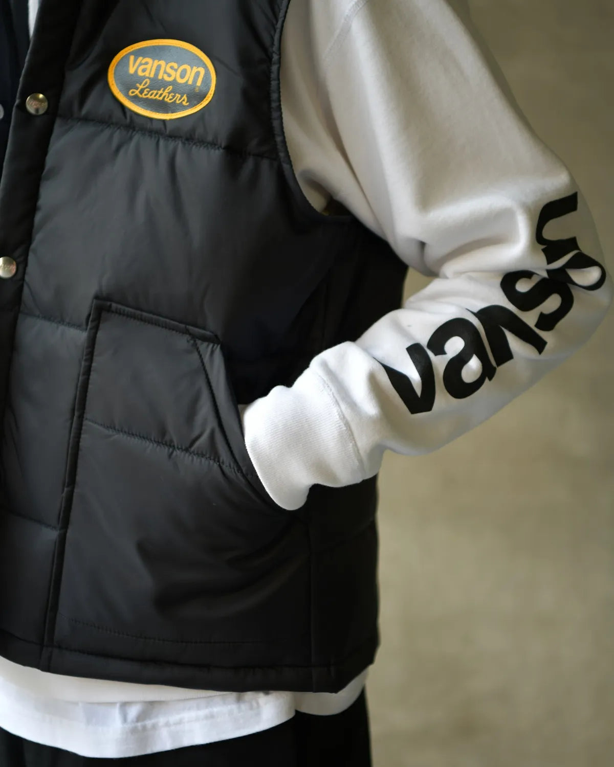 MASSES / VANSON × MASSES NYLON VEST (1259090014)