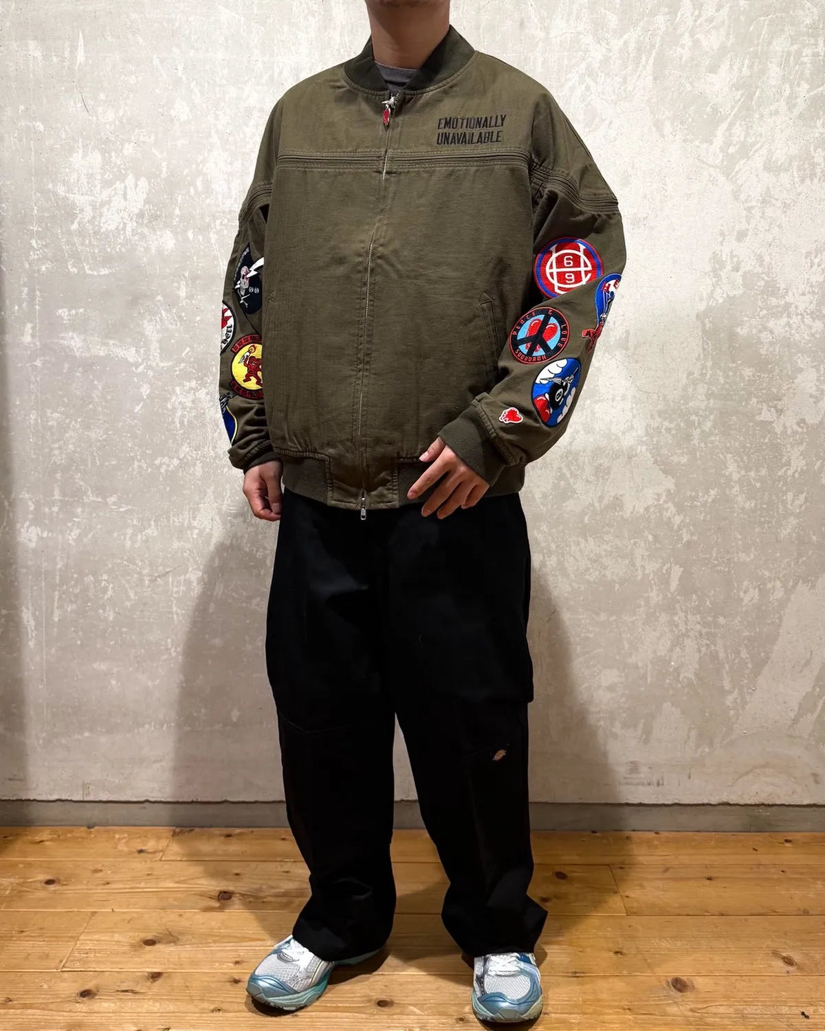Emotionaly Unavailable  / EU PATCH JACKET (EU-HR1-0000-004)