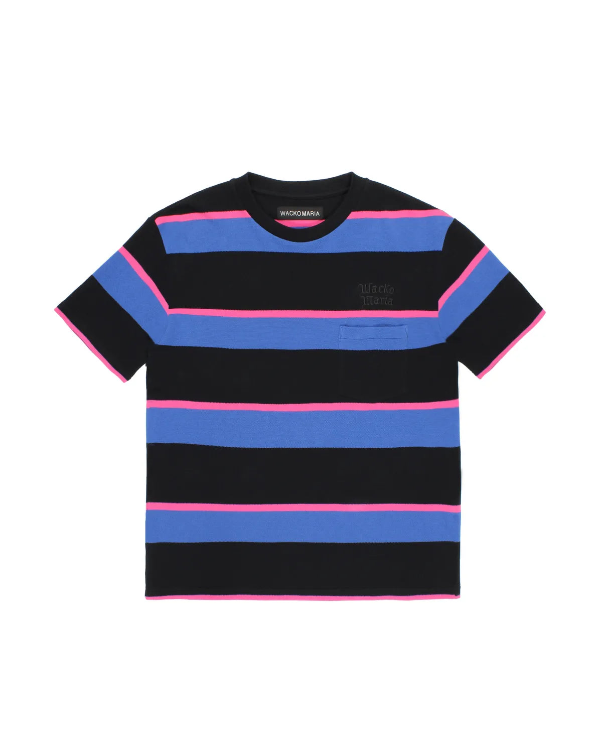 WACKO MARIA / STRIPED CREW NECK T-SHIRT (26SS-WMT-SS01)