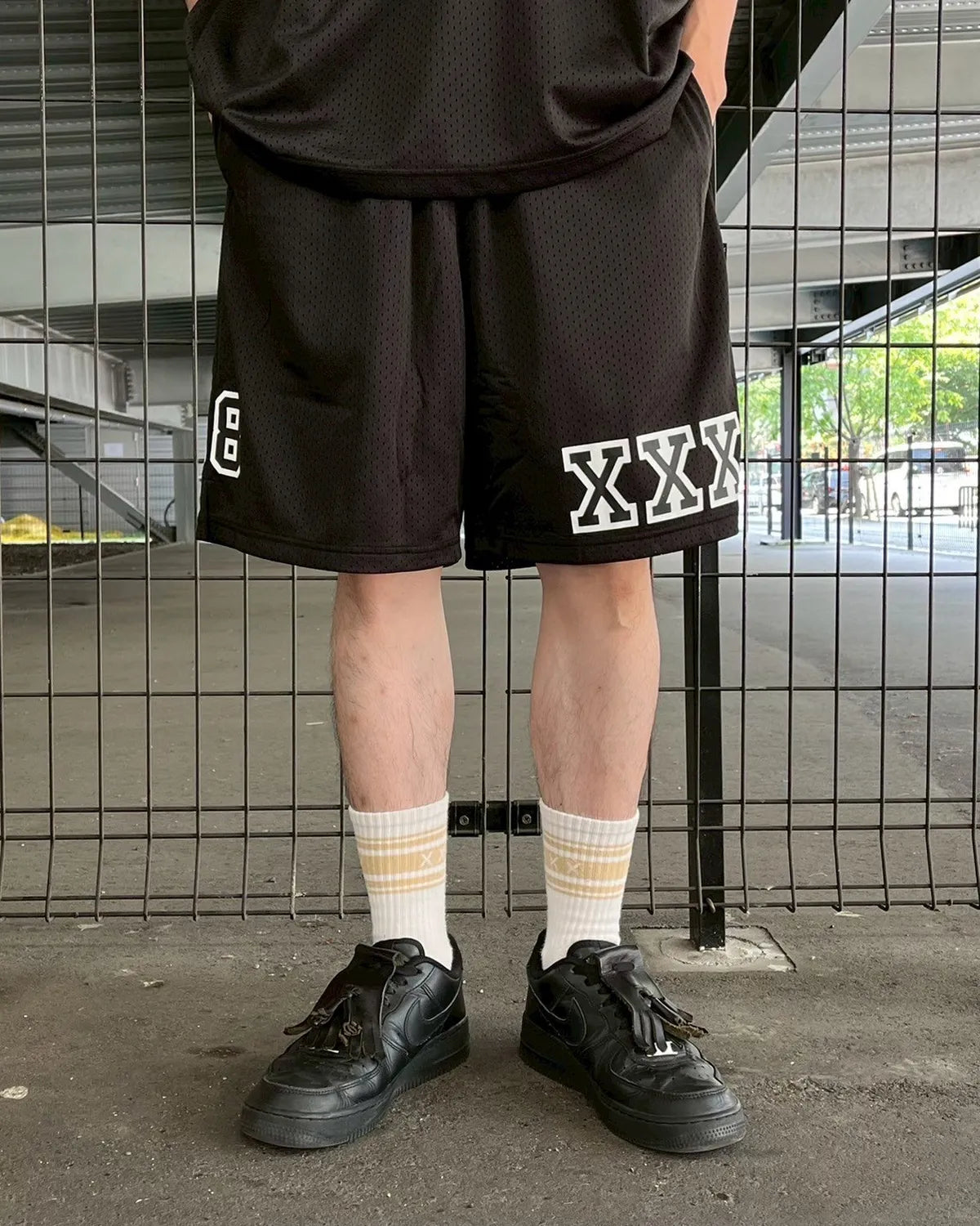 GOD SELECTION XXX / MESH BOARD SHORTS (GX-S25-SP-03)