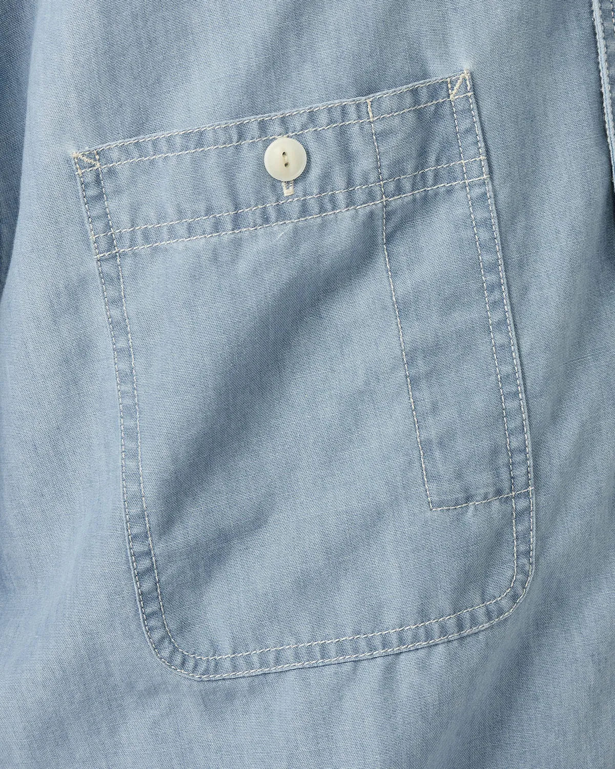 nanamica / Regular Collar Chambray Shirt (S26SG011)