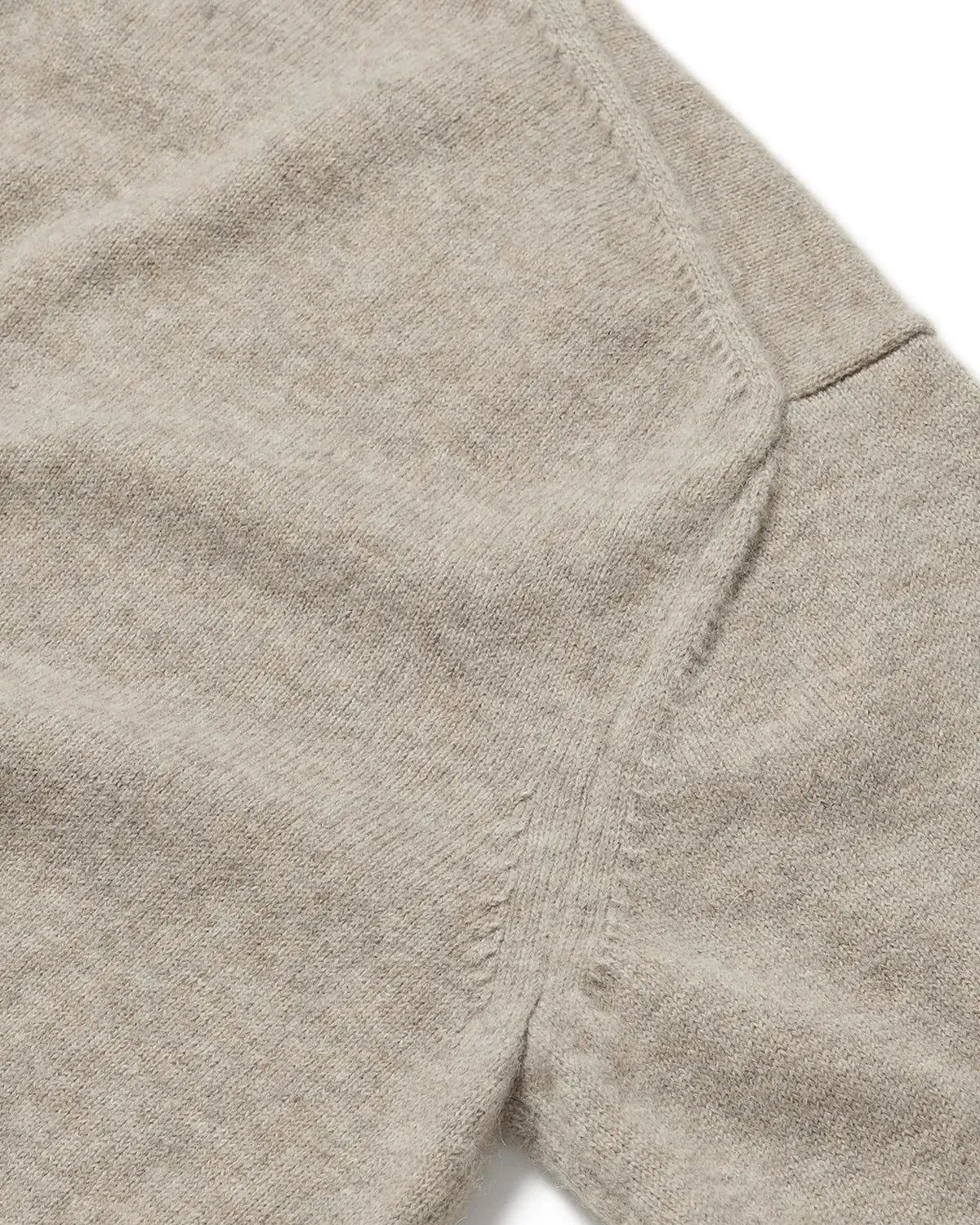 BATONER / Men BABY ALPACA KURUMI TENJIKU CREW NECK (BN-25FM-057)