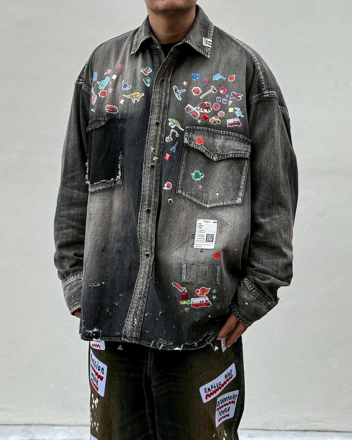 Maison MIHARA YASUHIRO / DENIM SHIRTS w STK (J16SH125)