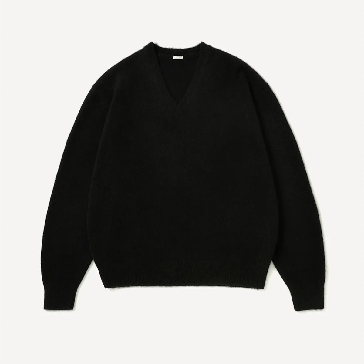 A.PRESSE / Brushed Cashmere Middle Gauge V Neck Sweater | 正規取扱