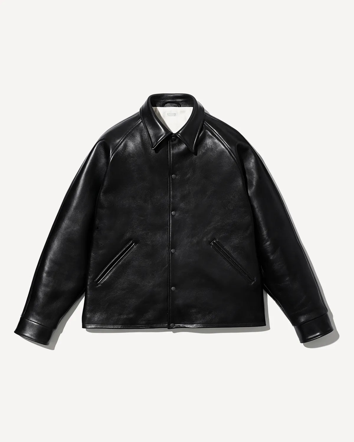 A.PRESSE の Leather Coach Jacket (25AAP-01-06)