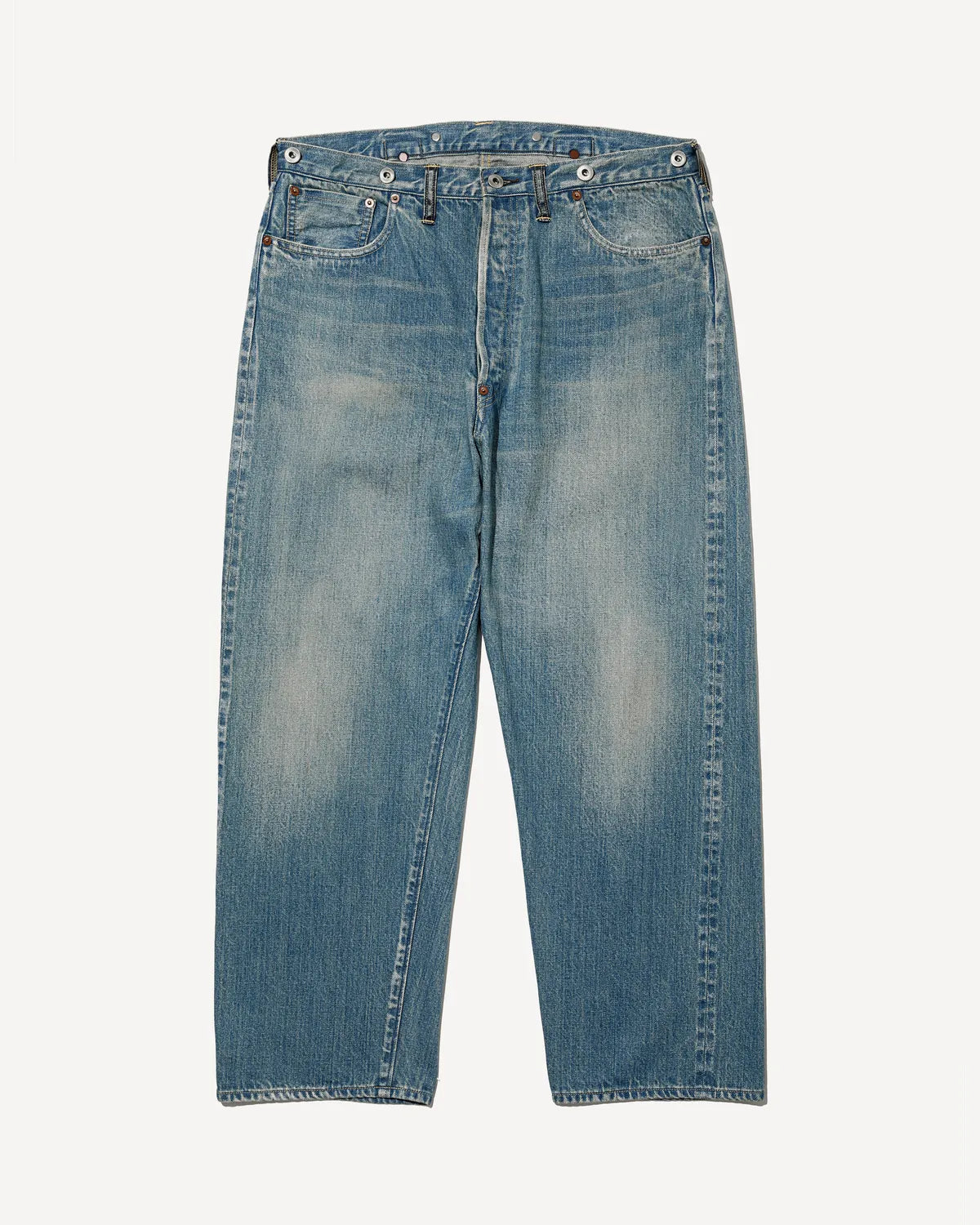 A.PRESSE の No.22 Washed Wide Denim Pants (25AAP-04-38)