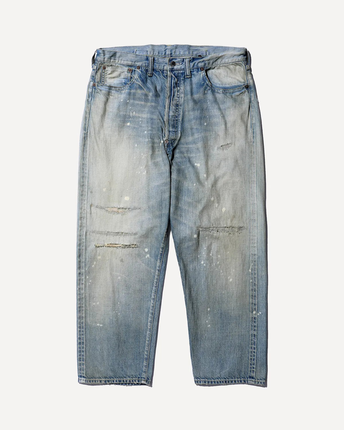 A.PRESSE の No.37 Washed Wide Denim Pants (25AAP-04-40)