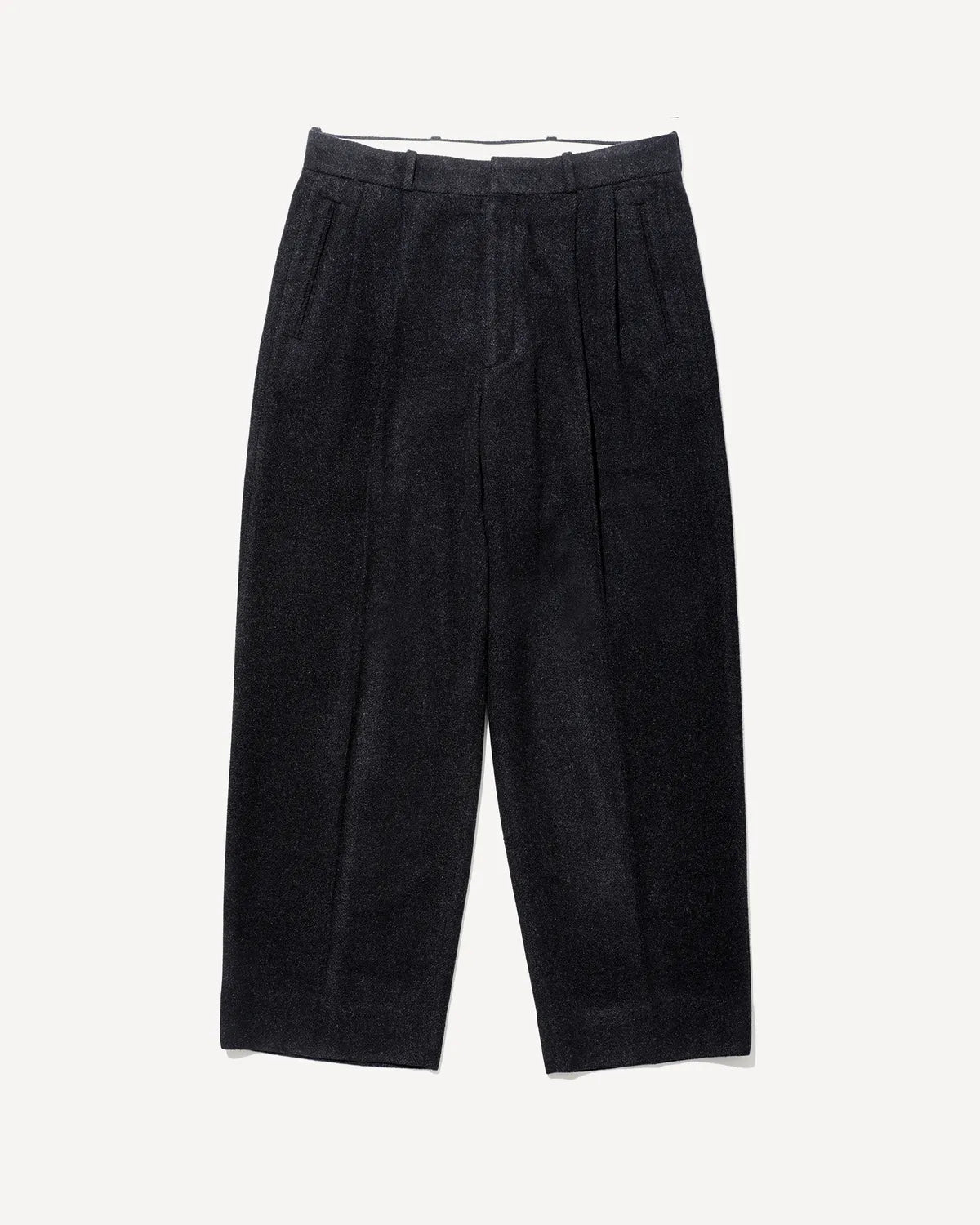 A.PRESSE の Silk Cashmere Tweed Wide Trousers (25AAP-04-02)