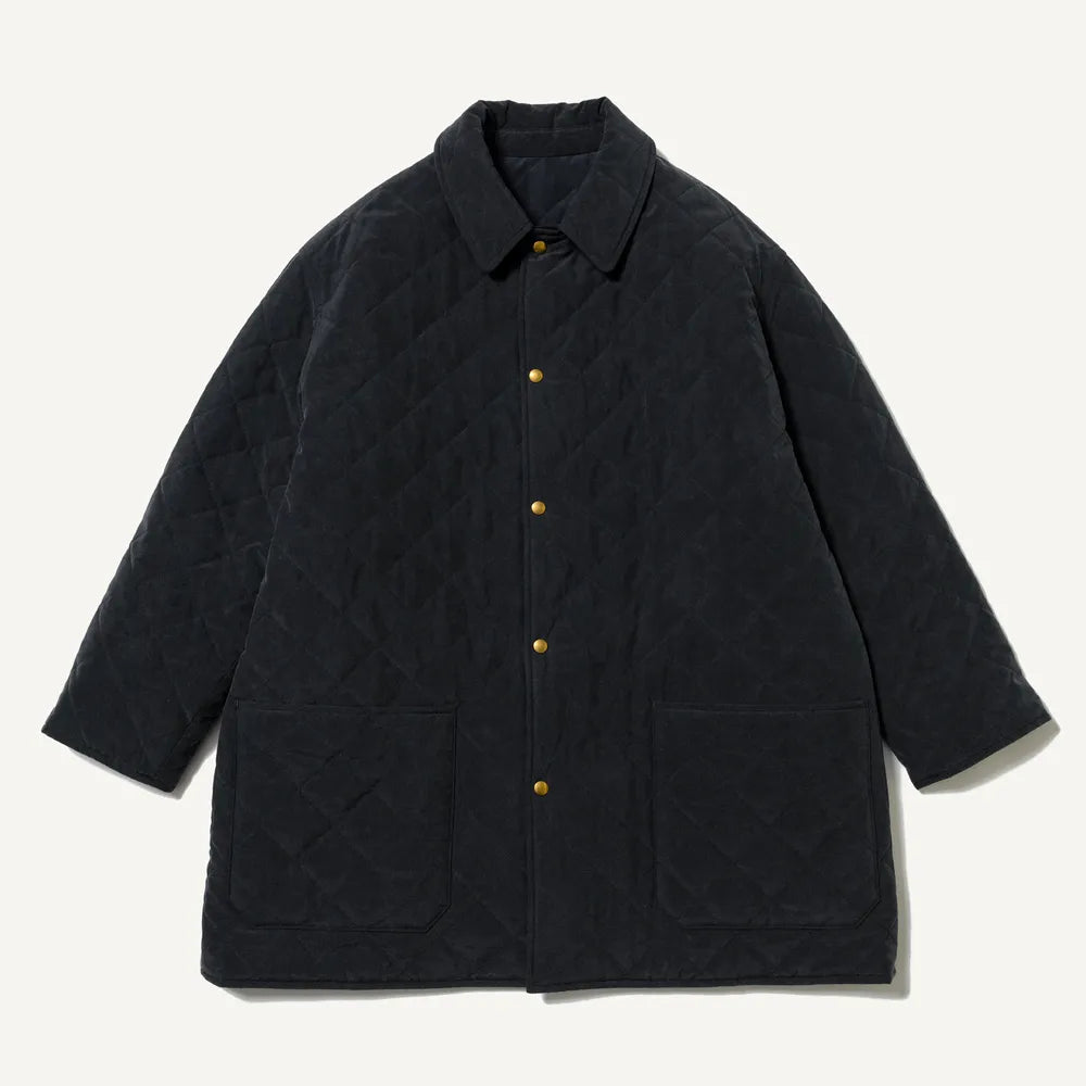 A.PRESSE の Silk Taffeta Quilted Coat (24AAP-01-19H)