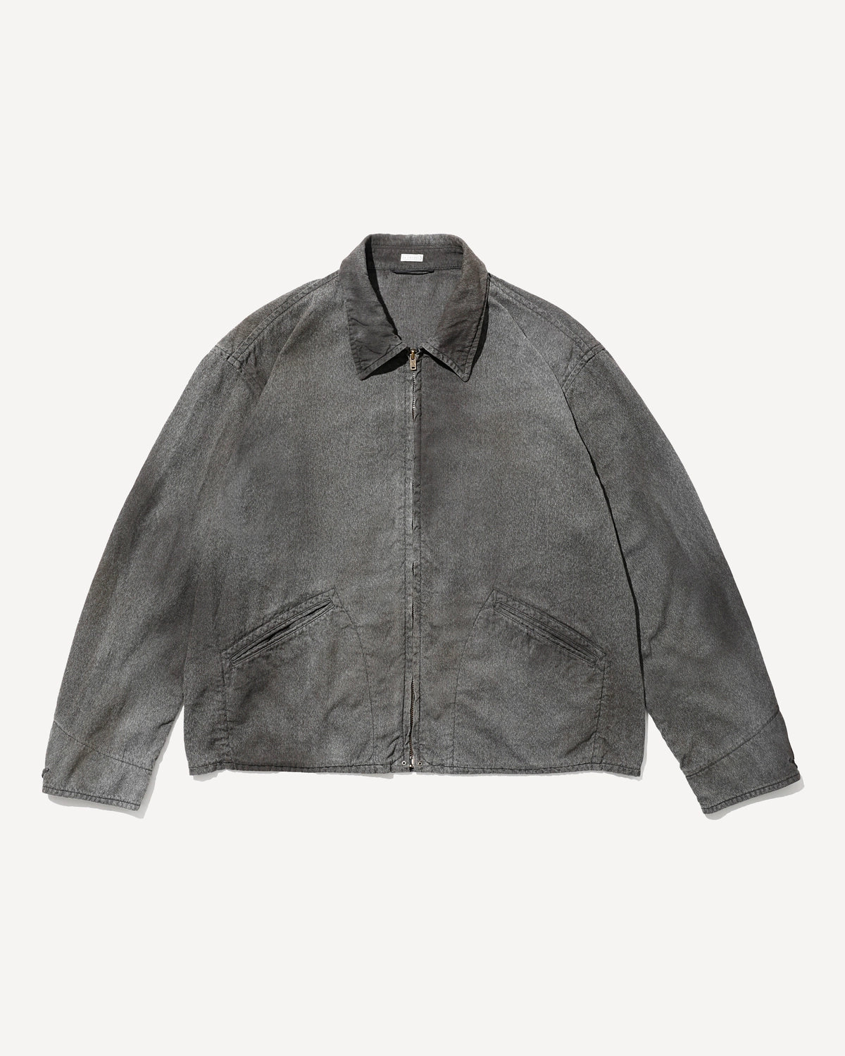 A.PRESSE の Vintage Black Chambray Sports Jacket (25AAP-01-46)