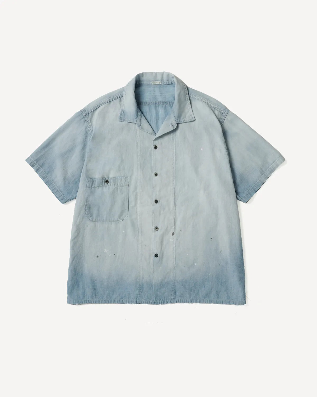 A.PRESSE の Vintage Chambray S/S Shirts (26SAP-02-01)