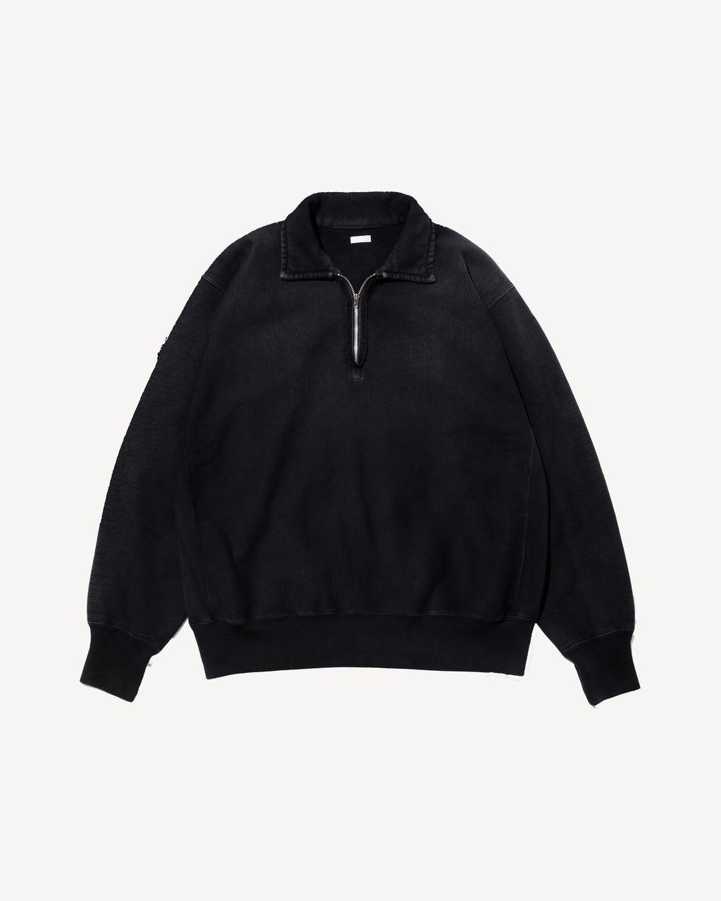 トップス A.PRESSE VintageHalfZip Sweatshirt Black A.PRESSE / Vintage Half Zip Sweatshirt (Black) | twelve
