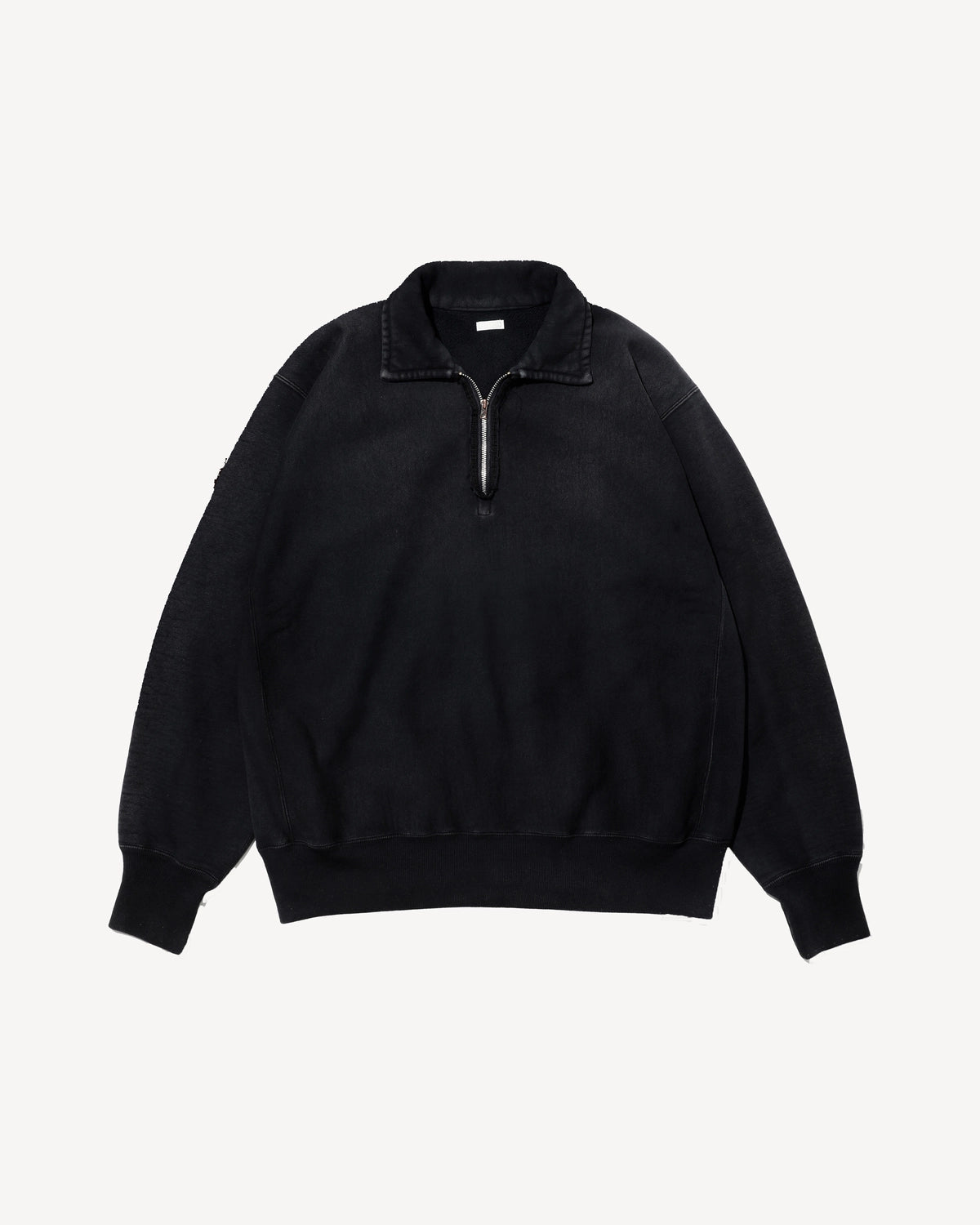 A.PRESSE の Vintage Half Zip Sweatshirt (25AAP-05-09)