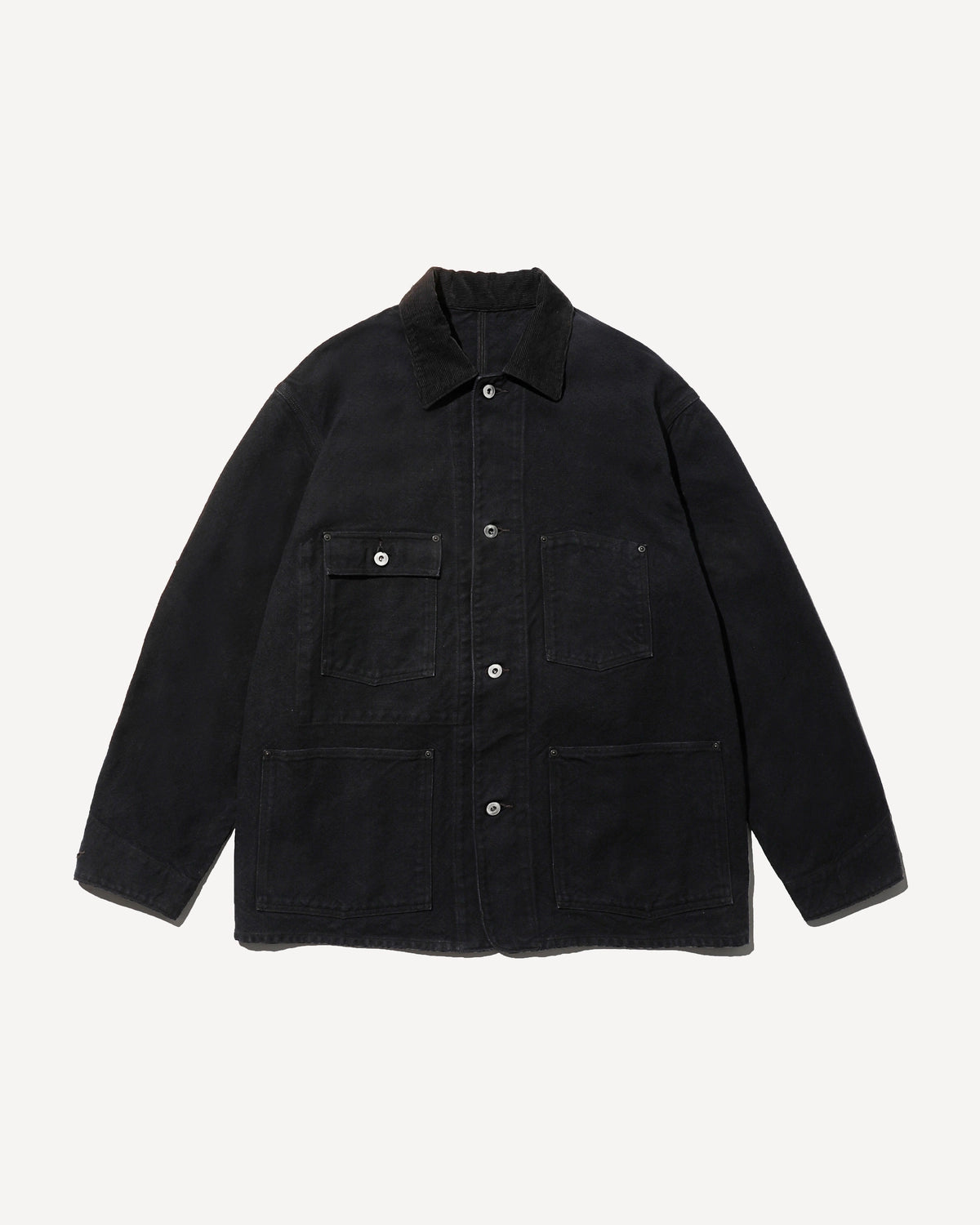 A.PRESSE の Vintage Silk Hemp Coverall Jacket (25AAP-01-53)