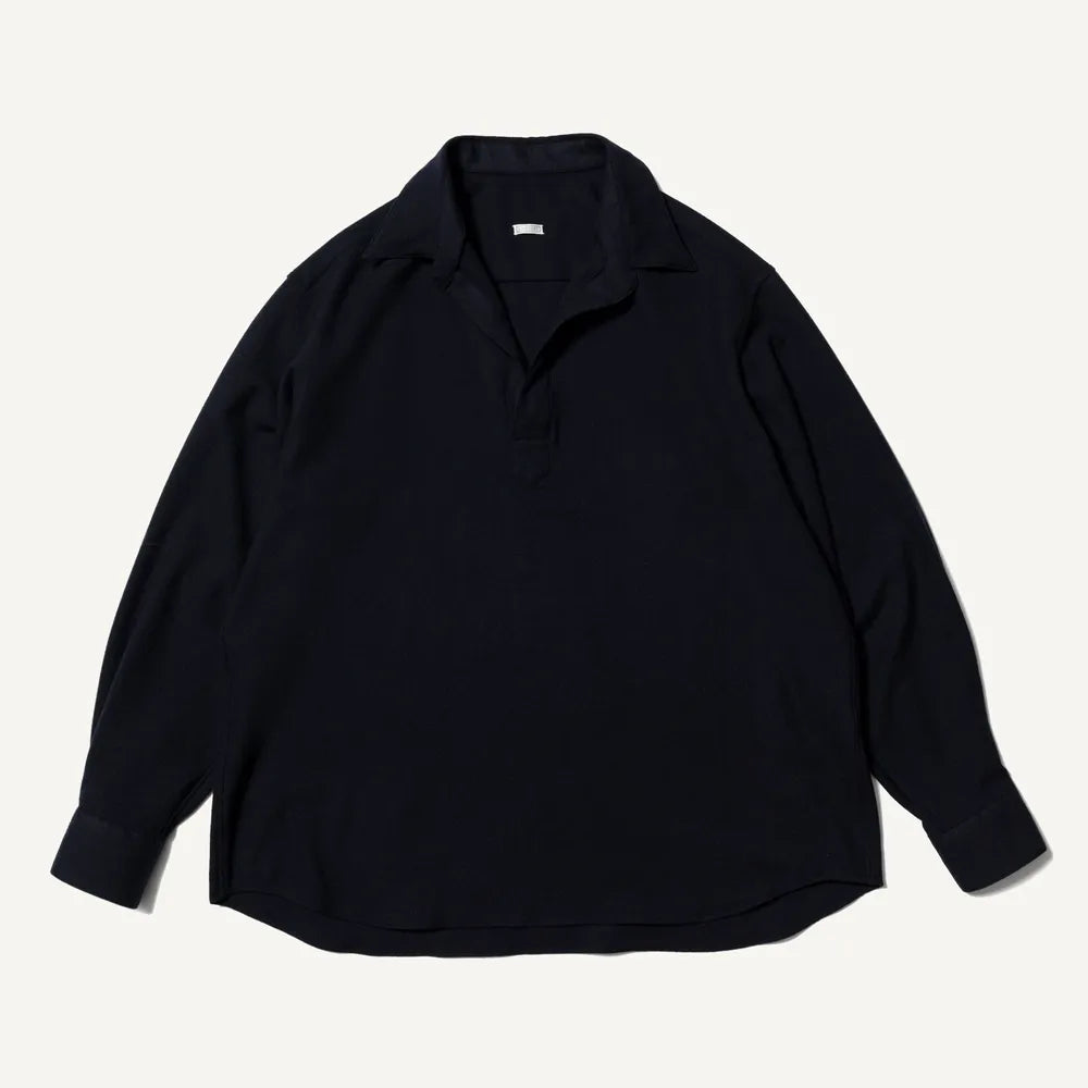 A.PRESSE の
 Wool Skipper Shirt (24AAP-02-03H)