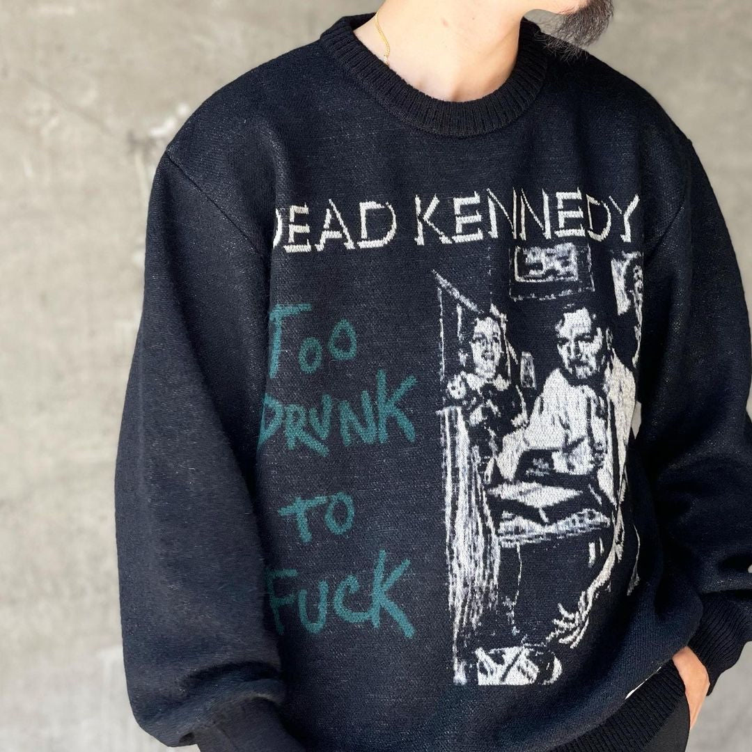 WACKO MARIA / DEAD KENNEDYS MOHAIR CREW NECK SWEATER