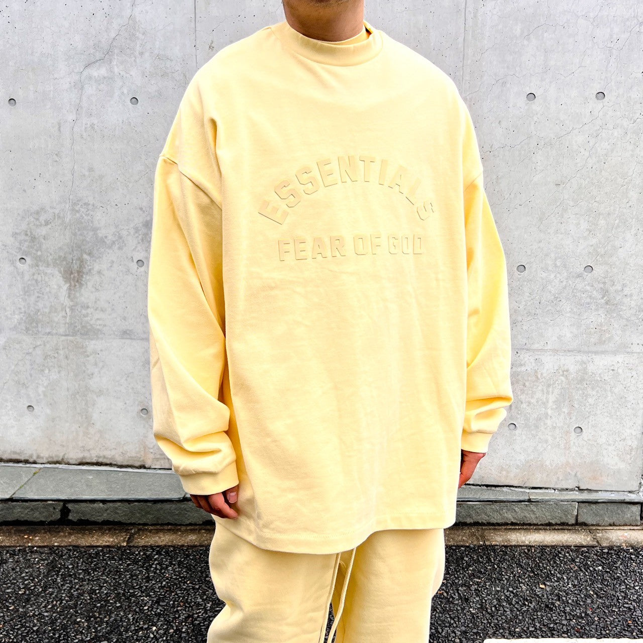 ESSENTIALS / SWEAT LS TEE