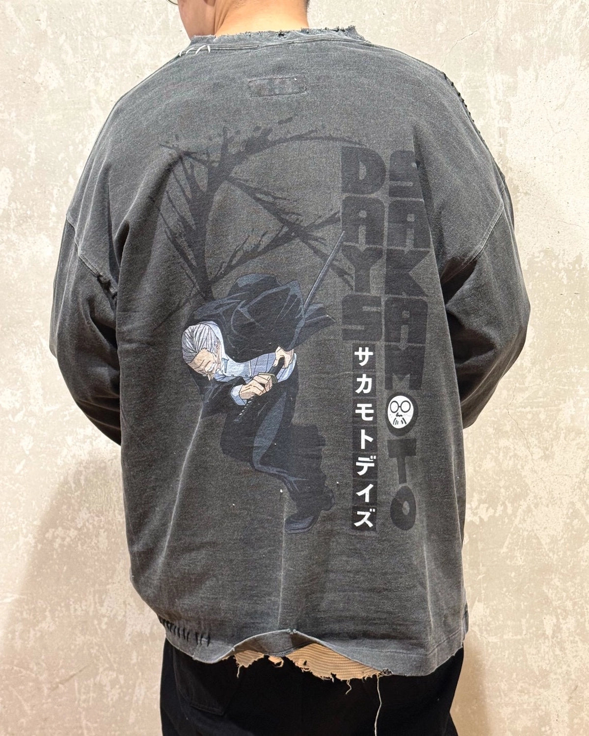 THE SUGAR PUNCH × MINUS × SAKAMOTO DAYS / L/S T-Shirt -TAKAMURA- (TSMM25SM002)