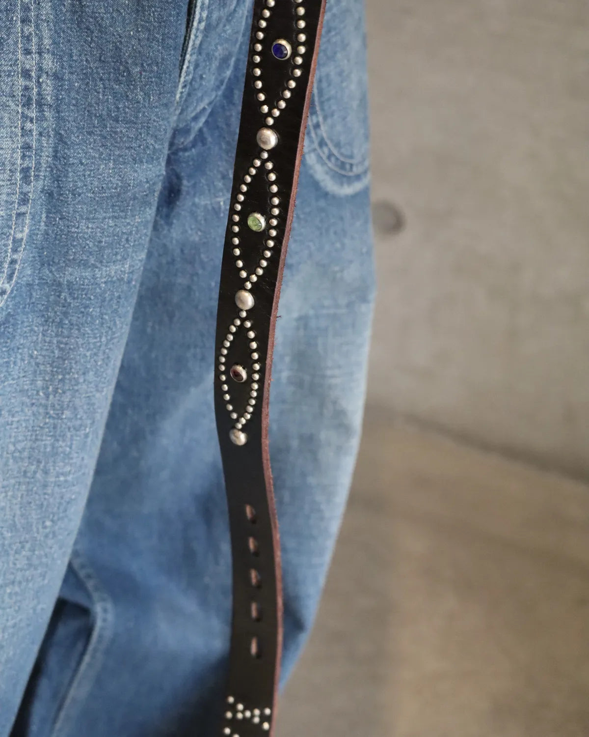 ©︎SAINT Mxxxxxx × HTC / HTC_BELT NARROW / RAINBOW STONE (SM-MK8-0000-C66)