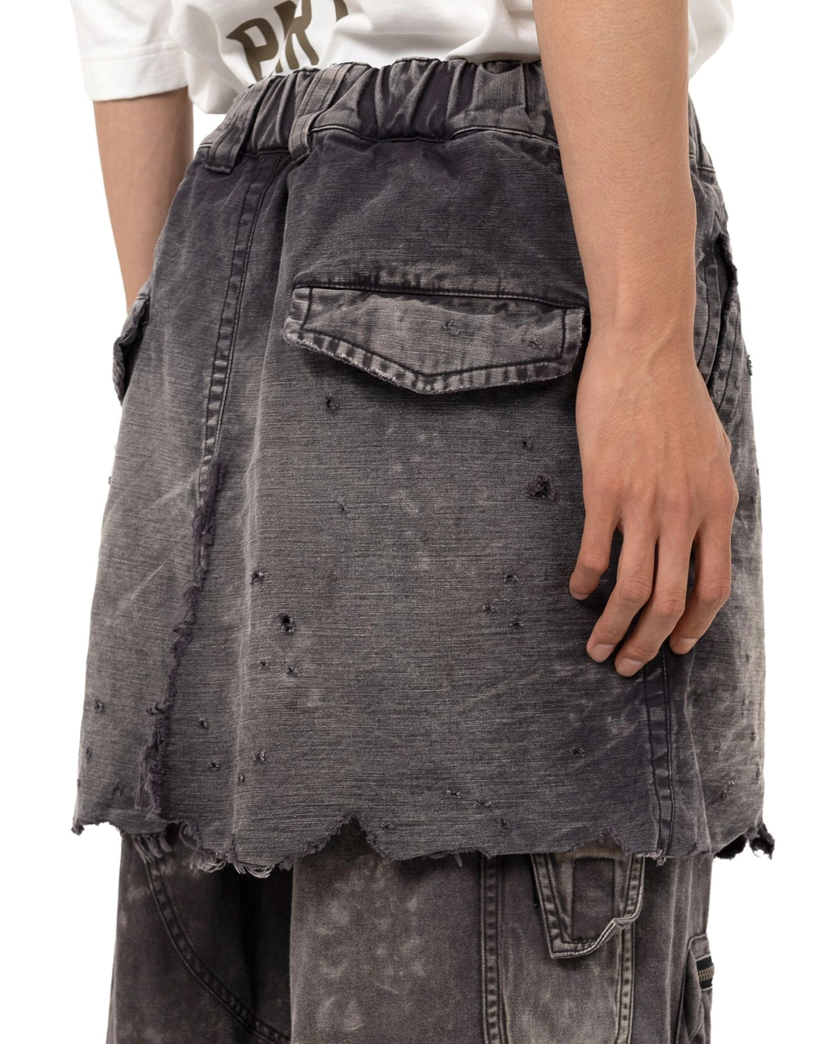 Maison MIHARA YASUHIRO / Waist Layered Flight Pants (A15PT052)