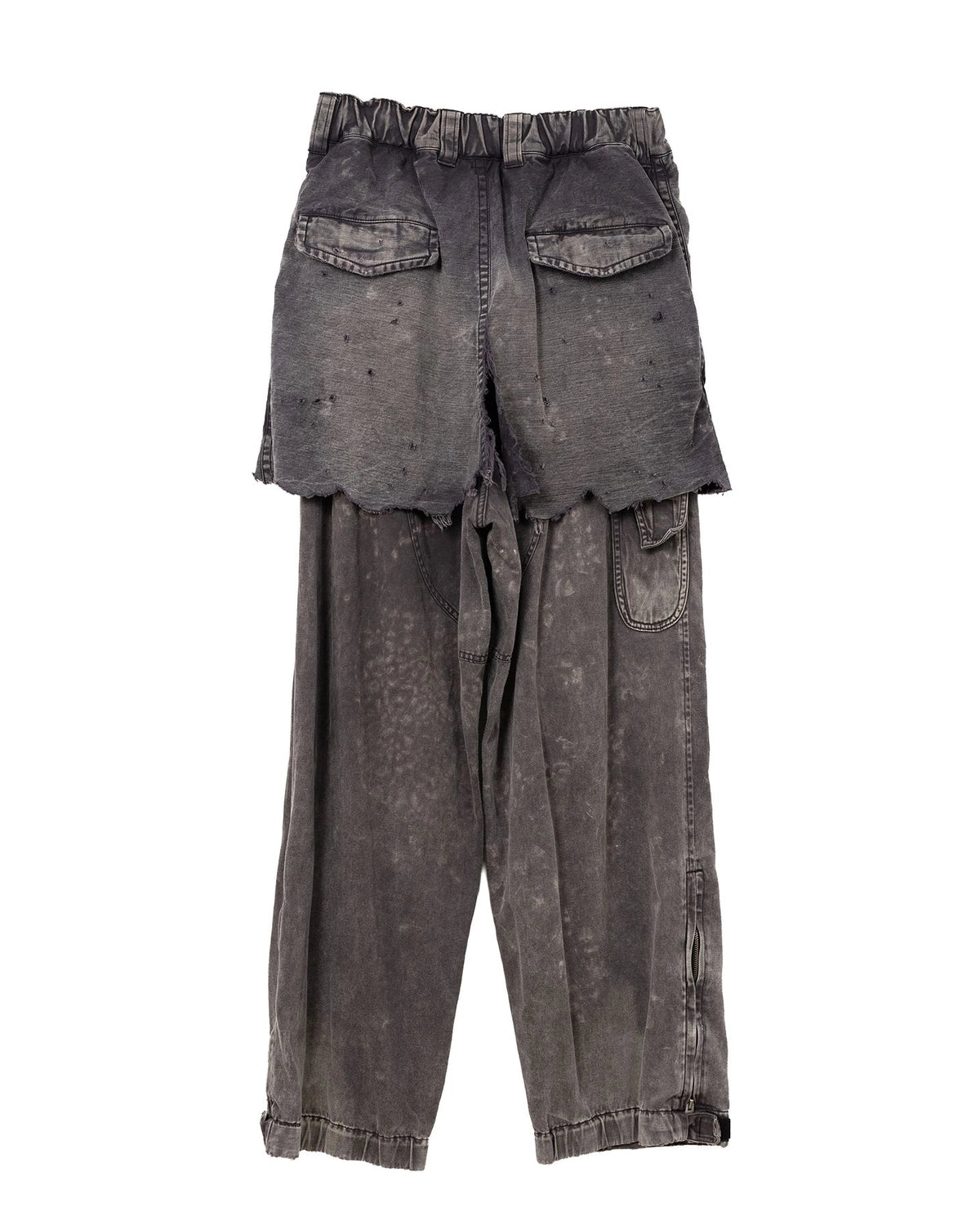 Maison MIHARA YASUHIRO / Waist Layered Flight Pants (A15PT052)